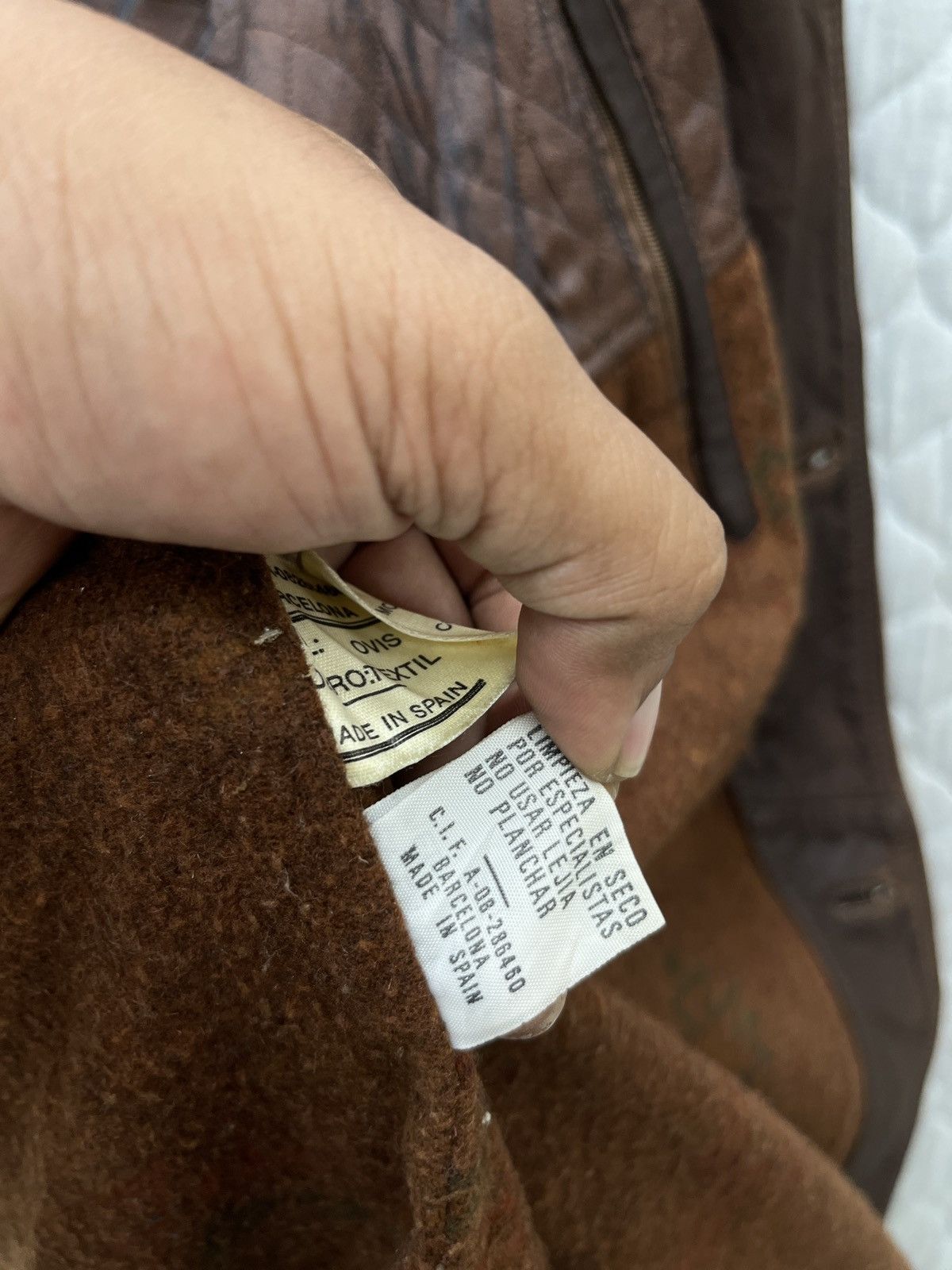 Genuine Leather 🔥🔥🔥STEALS VTG HIGH TRADITION FLAG LEATHER JACKET Size US M / EU 48-50 / 2 - 10 Thumbnail
