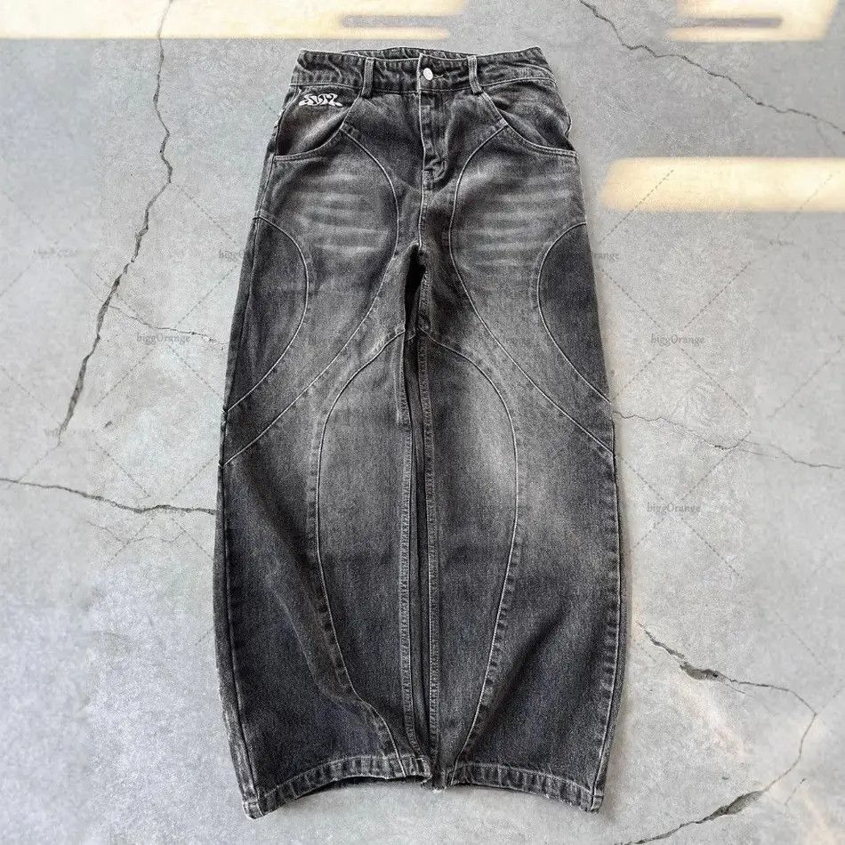 Japanese Brand Vintage loose straight leg wide leg y2k jeans Size US 32 / EU 48 - 6 Thumbnail