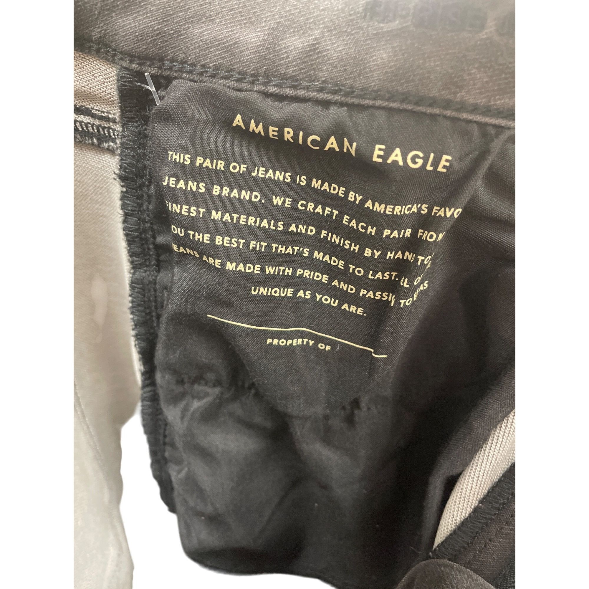 American Eagle Outfitters American Eagle Womens Black Super Stretch Jeggings Size 18 R Size 36" / US 14 / IT 50 - 13 Thumbnail
