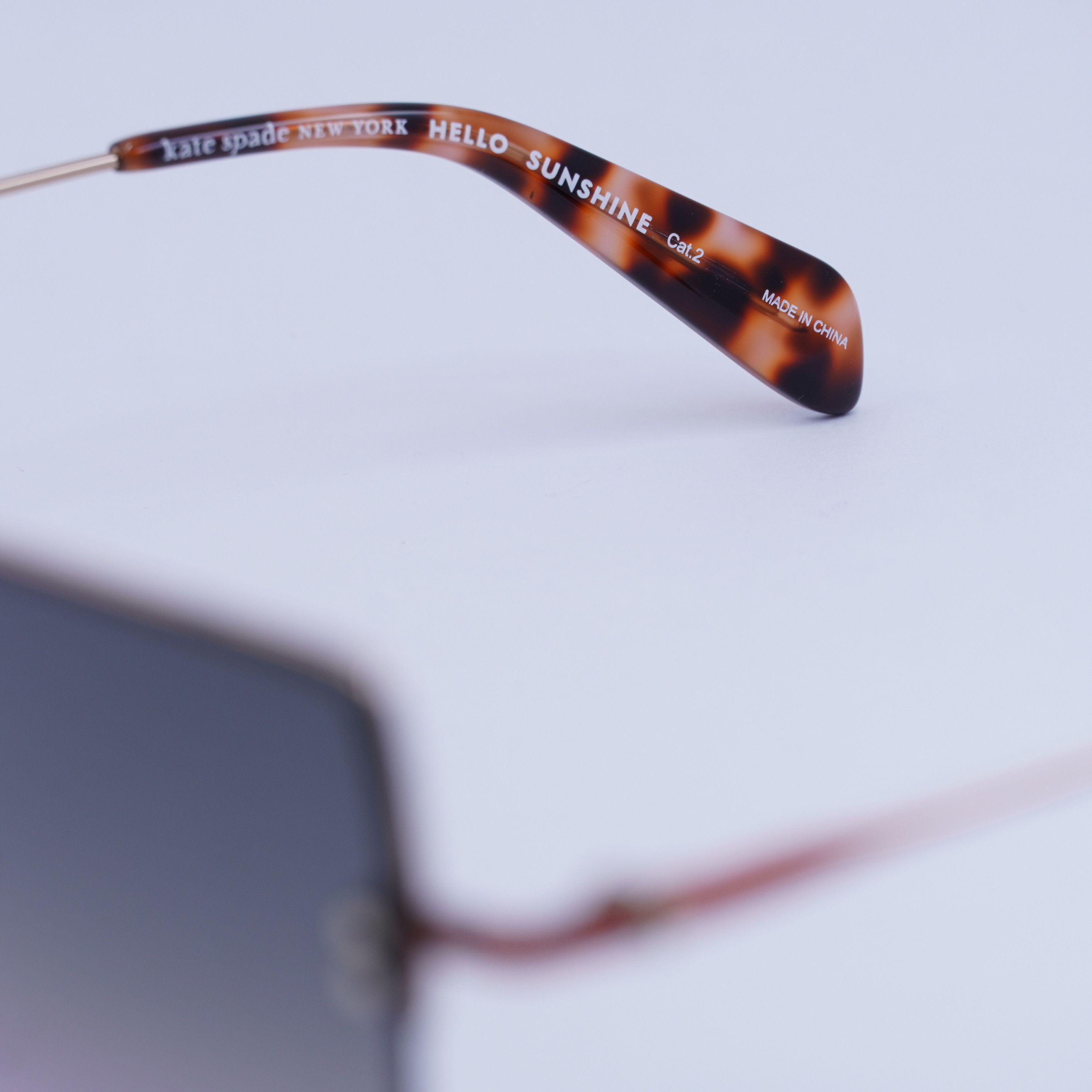 Kate Spade Kate Spade ARIELLA/G/S 0AU2 UQ Sunglasses Gold Butterfly Size ONE SIZE - 4 Thumbnail