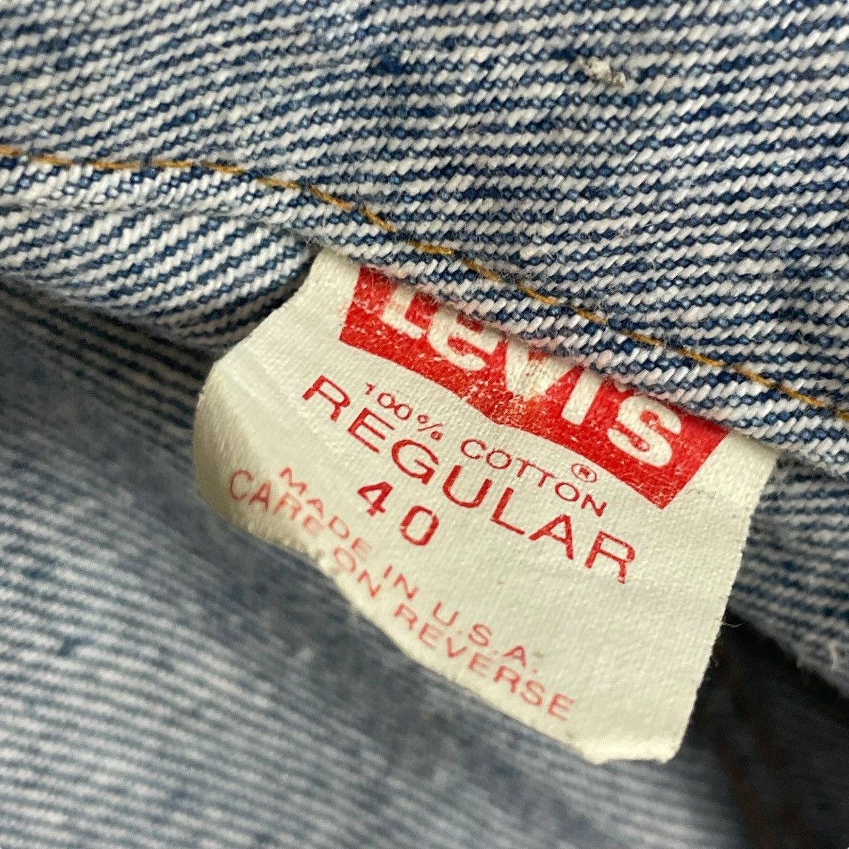 Levi's Vintage 90s Levis Denim Jacket Trucker Jacket Up Levis Brand Size S / US 4 / IT 40 - 11 Thumbnail