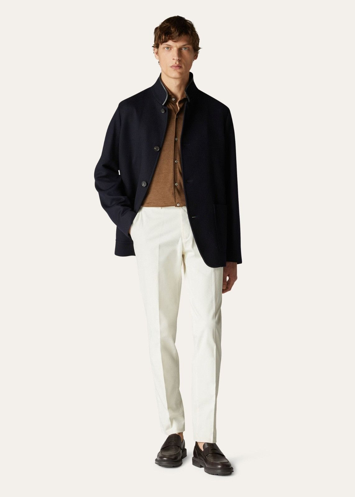 Loro Piana o1srvl11e1224 Cotton Pantaflat Slim Trouser in White Size US 36 / EU 52 - 5 Thumbnail