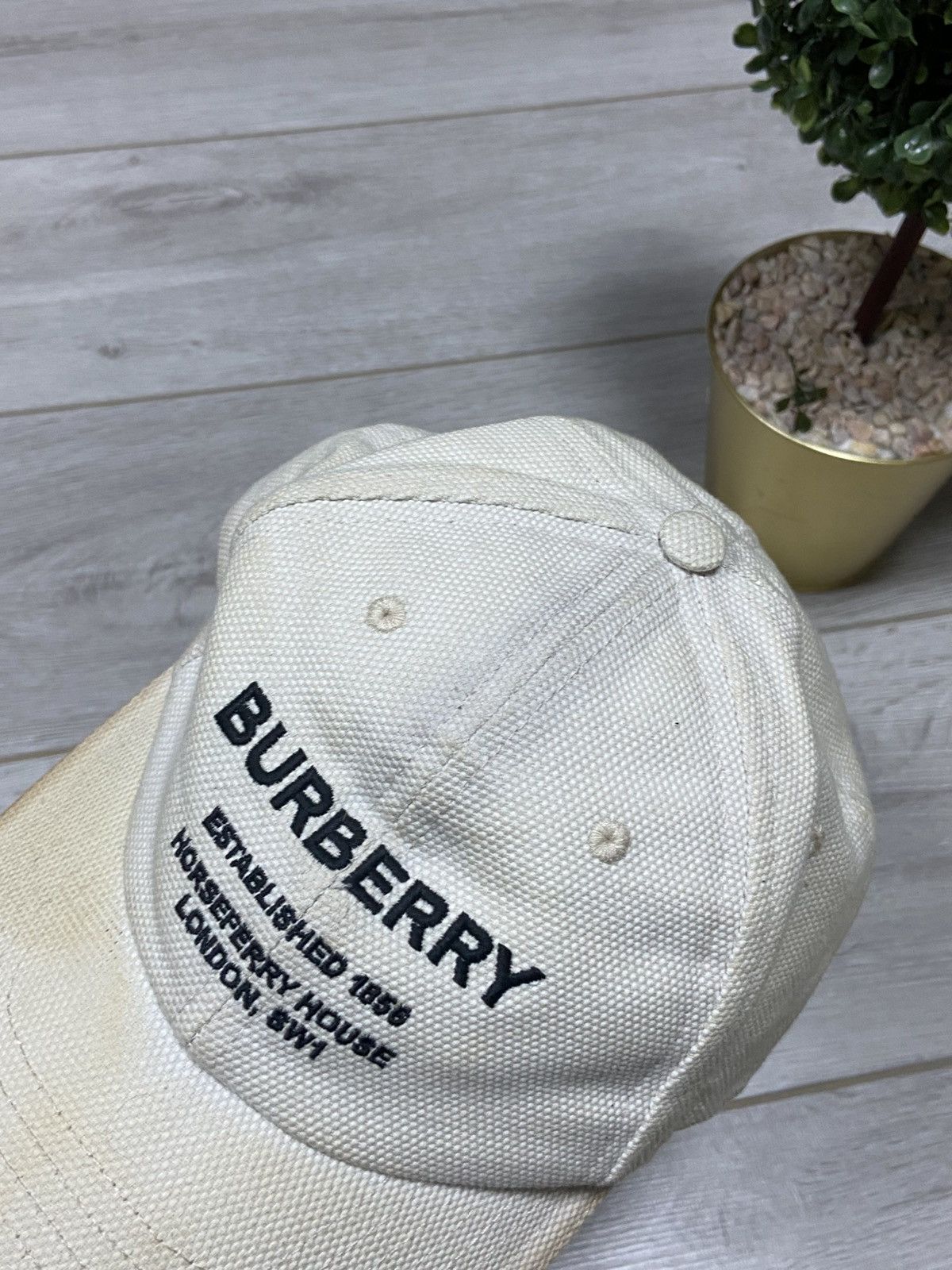 Burberry Burberry London England horseferry house vintage cap Size ONE SIZE - 17 Thumbnail