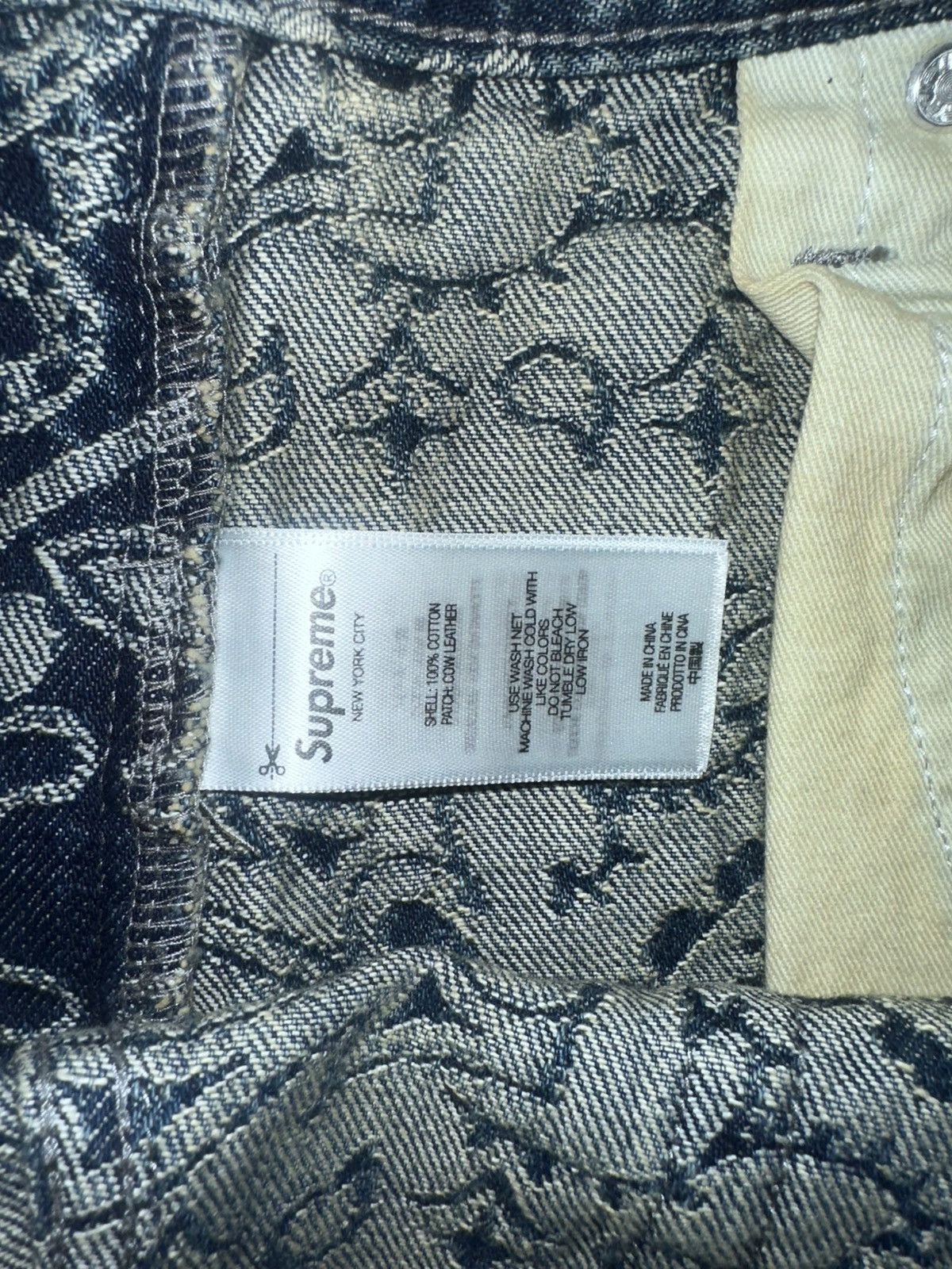 Supreme Supreme Bandana Jacquard Baggy Jean Size US 30 / EU 46 - 4 Thumbnail