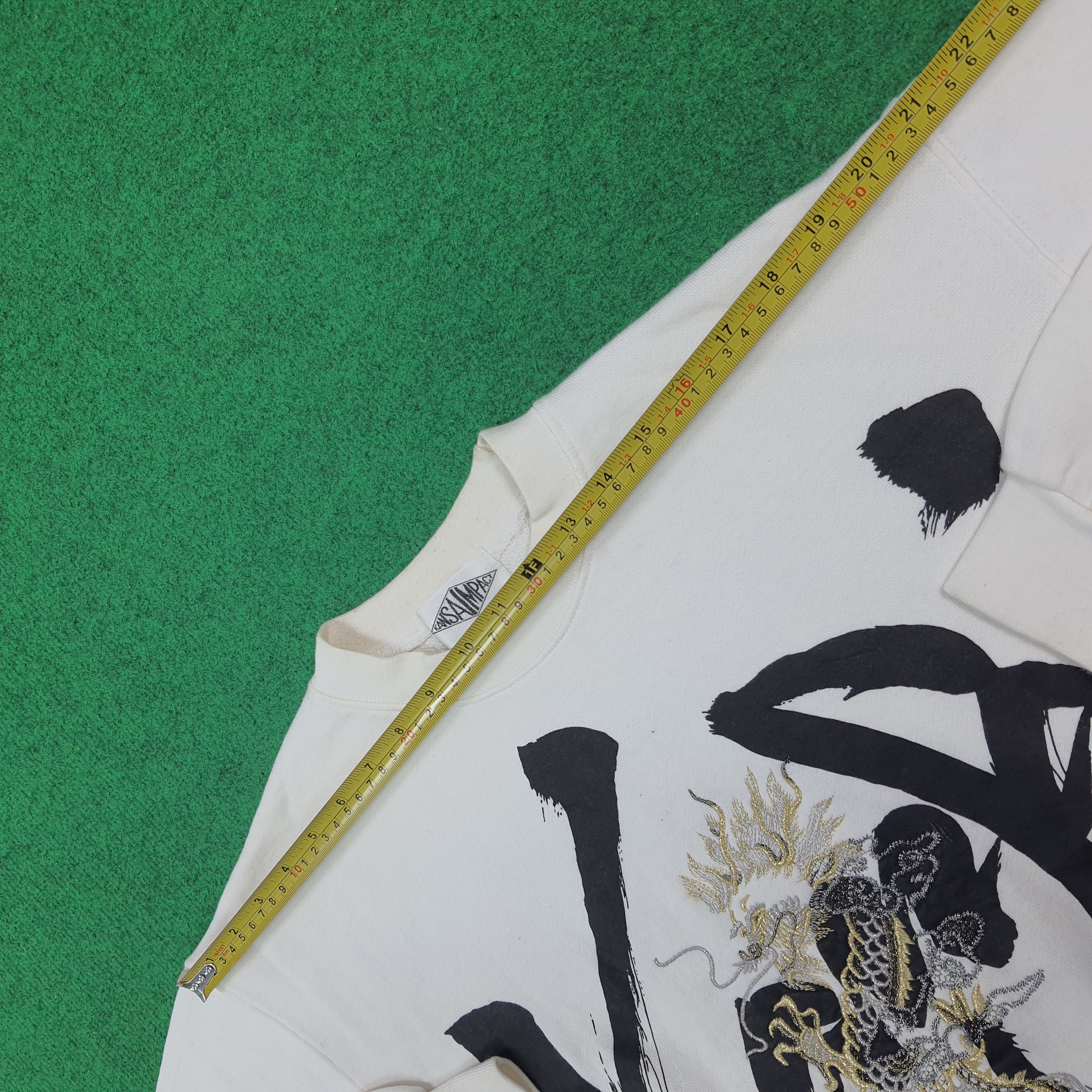 Kansai Yamamoto Vintage Kansai Impact Dragon Embroidery Sweatshirt C290N18 Size US M / EU 48-50 / 2 - 10 Thumbnail