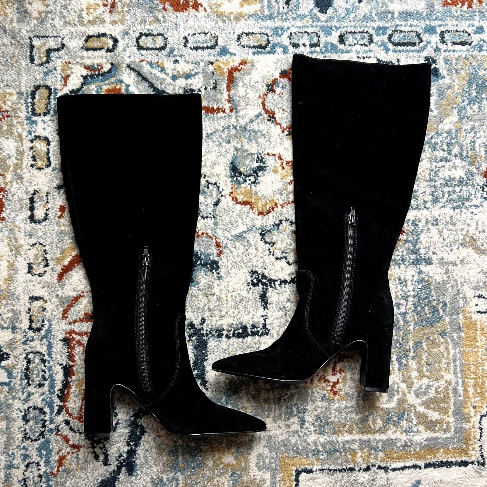 Steve Madden Steve Madden Evey Wide Calf Boots Size 6.5 suede black Size US 6.5 / IT 36.5 - 3 Thumbnail