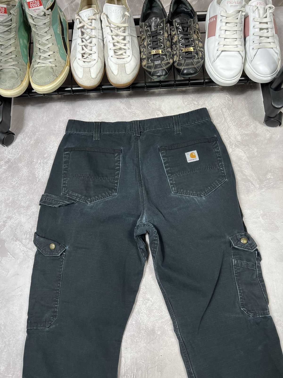 Carhartt Vintage Carhartt Distressed Workwear Baggy Cargo Pants Size US 32 / EU 48 - 4 Thumbnail