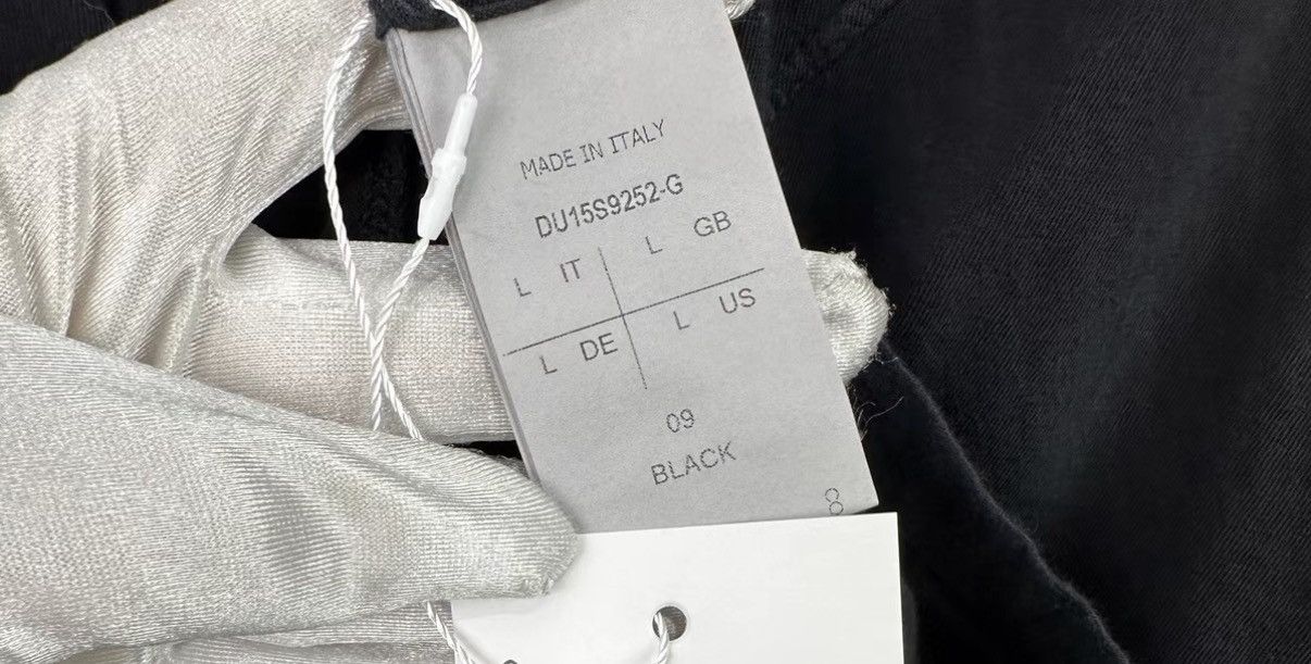Rick Owens Rick Owens Dark Series Short Sleeve Tee J42 Size US L / EU 52-54 / 3 - 5 Thumbnail