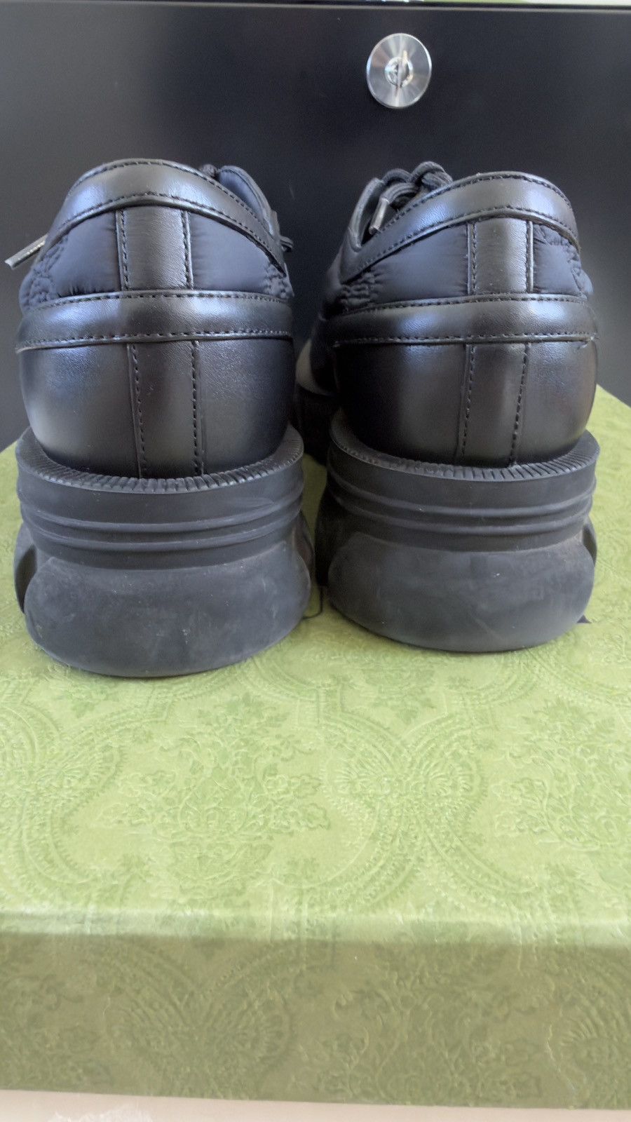 Gucci Gucci Nylon Monogram Romance Calfskin Mens Shoes Size 7 Size US 7 / EU 40 - 6 Thumbnail