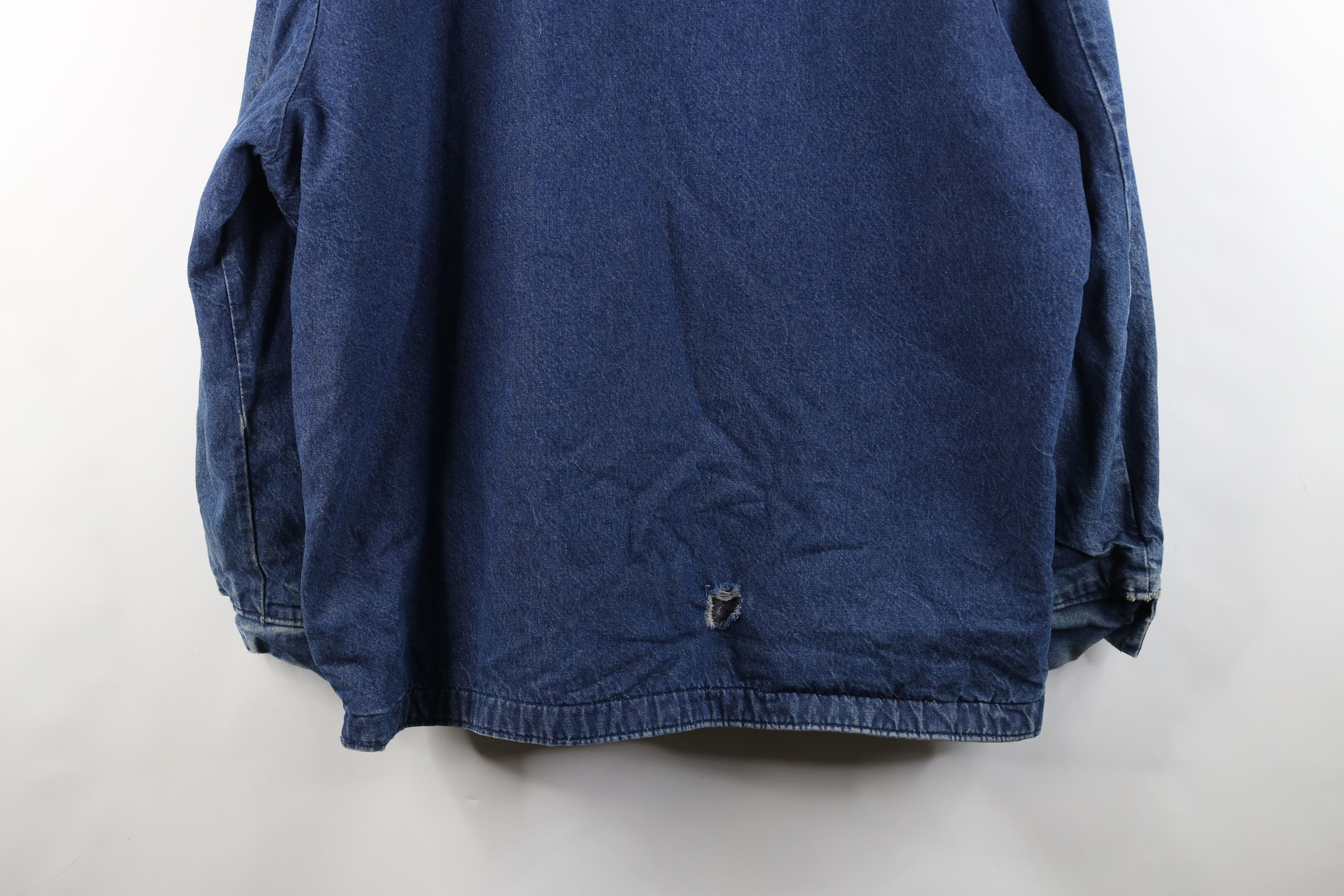 Vintage Vintage 70s Big Ben Lined Denim Chore Barn Jacket USA Size US XXL / EU 58 / 5 - 16 Thumbnail