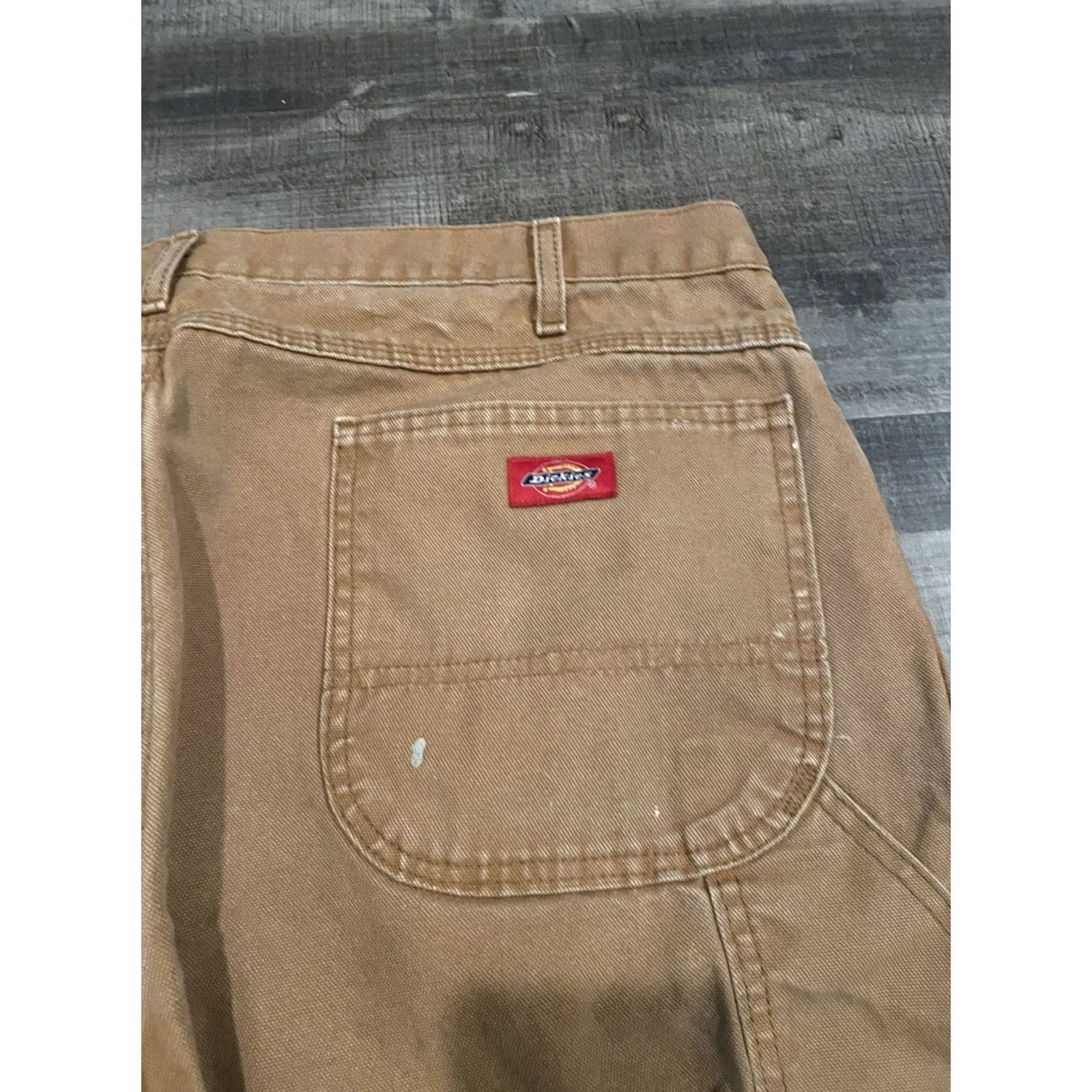 Dickies VINTAGE Dickies Work Pant Pants Mens 38x32 Brown Cargo Straight 80s 90s Grunge Hip Hop Hipster Logo Size US 38 / EU 54 - 4 Thumbnail