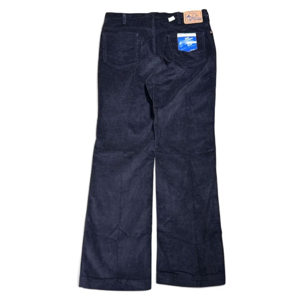 Vintage VINTAGE J. C. Penney Pants Mens 37x33 Blue Corduroy Bootcut Pockets 80s Size US 37 - 2 Thumbnail