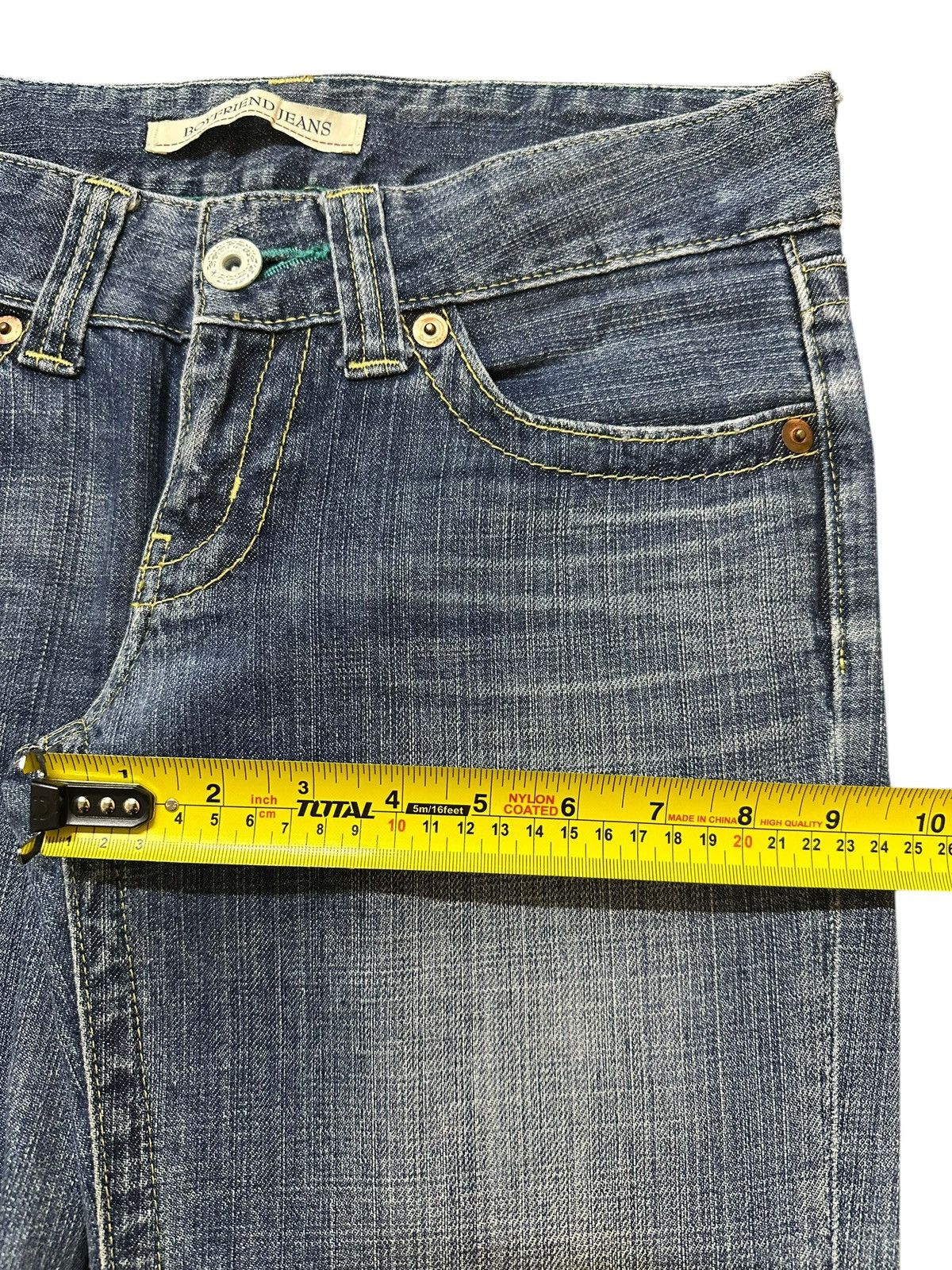Uniqlo Vintage Japanese Uniqlo Blue Stone Wash Bootcut Wide Leg Size US 31 - 14 Thumbnail