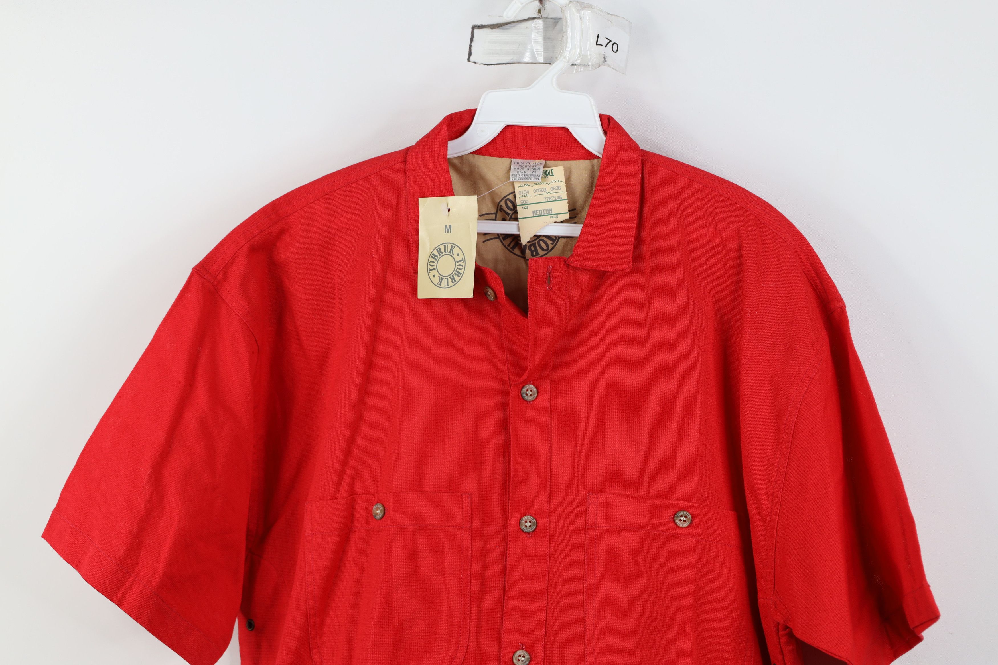 American Eagle Outfitters Deadstock Vintage 90s American Eagle Short Sleeve Shirt Size US M / EU 48-50 / 2 - 2 Thumbnail