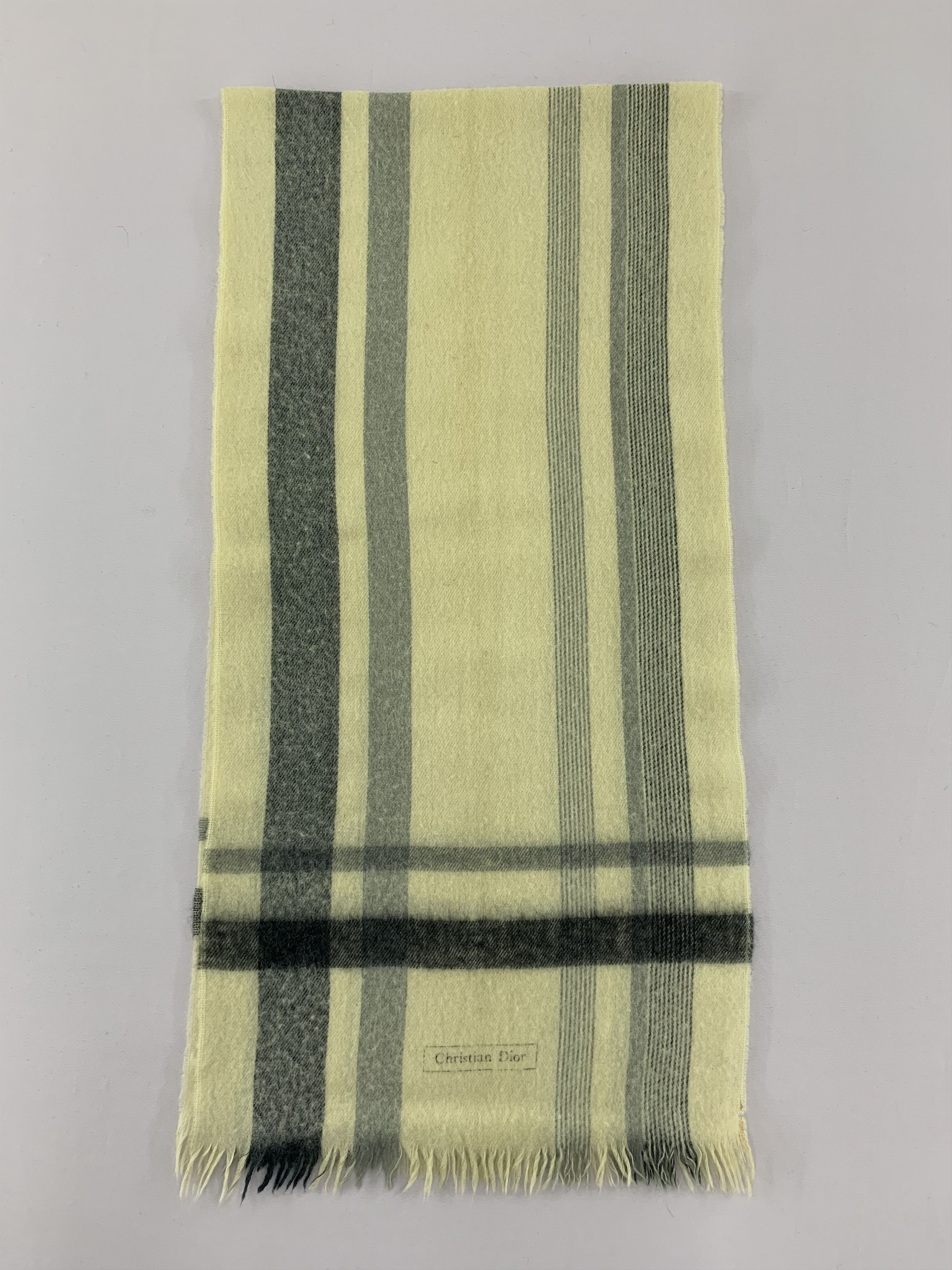 Christian Dior Monsieur Christian Dior Scarf Wool Muffler Neck Wrap BL5135 Size ONE SIZE - 2 Thumbnail