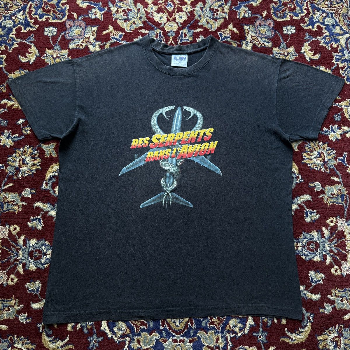 Vintage 2006 Snakes on a Plane movie film French promo tee 2000s Size US L / EU 52-54 / 3 - 2 Thumbnail