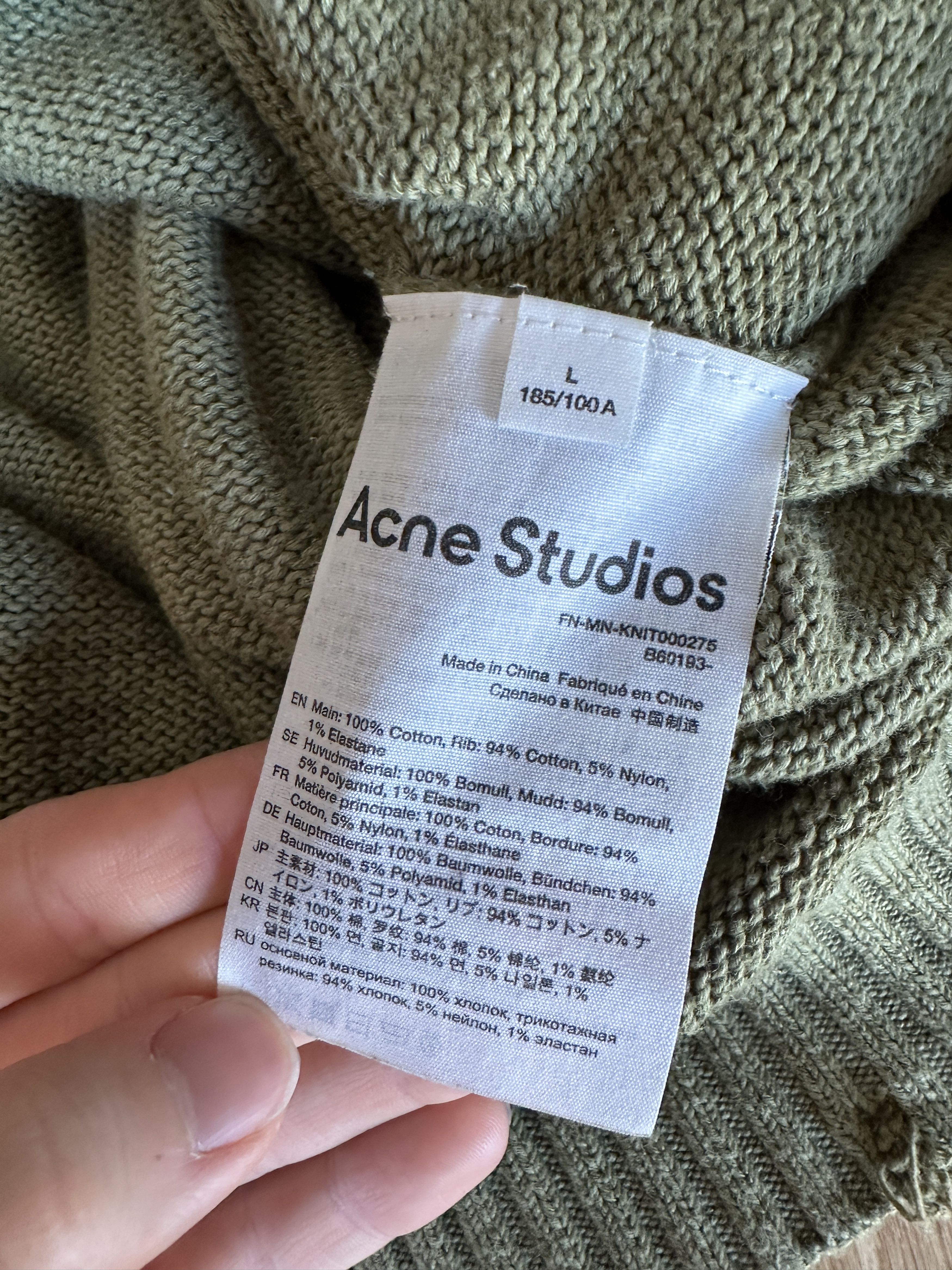 Acne Studios Acne Studios Oversized Sweater Size US XL / EU 56 / 4 - 4 Thumbnail