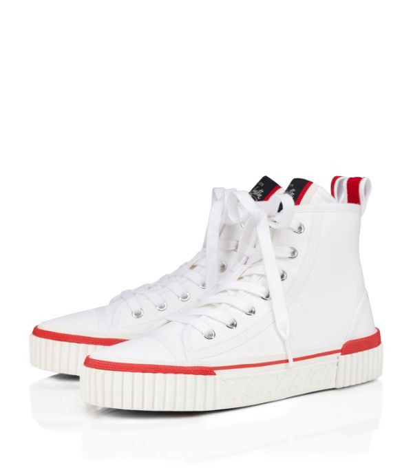 Christian Louboutin o1s1wg110924 Pedro Donna Flats in White Size US 6 / IT 36 - 2 Thumbnail