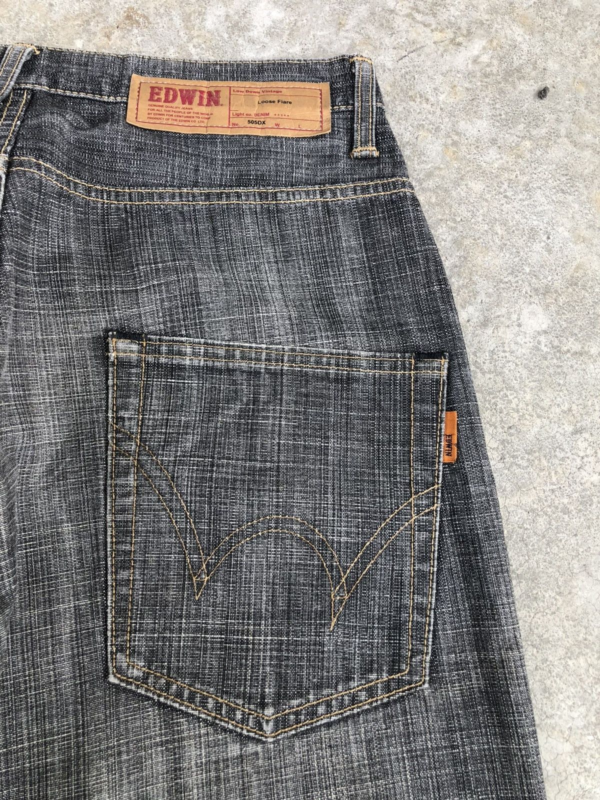 If Six Was Nine Edwin Flare Jeans Distressed Jeans Loose Size US 31 - 16 Thumbnail