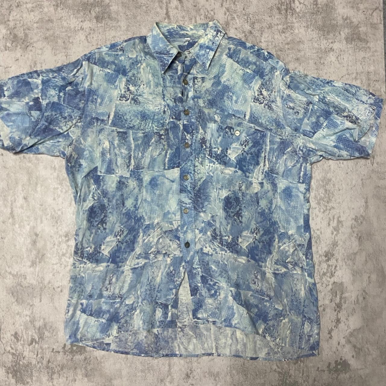 Other Blue and white Hawaiian shirt #HawaiianShirt Size US L / EU 52-54 / 3 - 1 Thumbnail