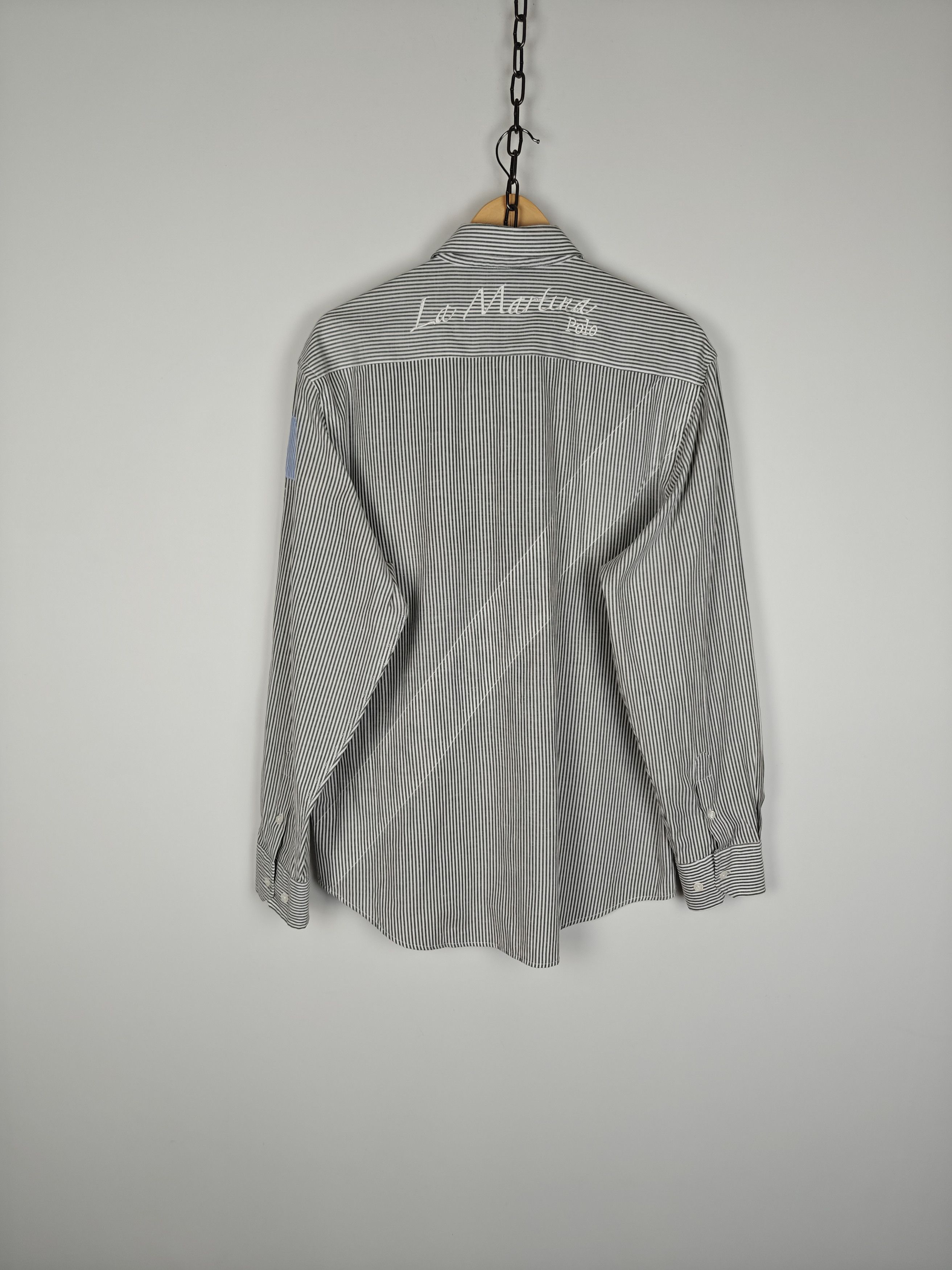 La Martina La Matrina Shirt Striped Collared Buenos Aires XXL Size US XXL / EU 58 / 5 - 8 Thumbnail