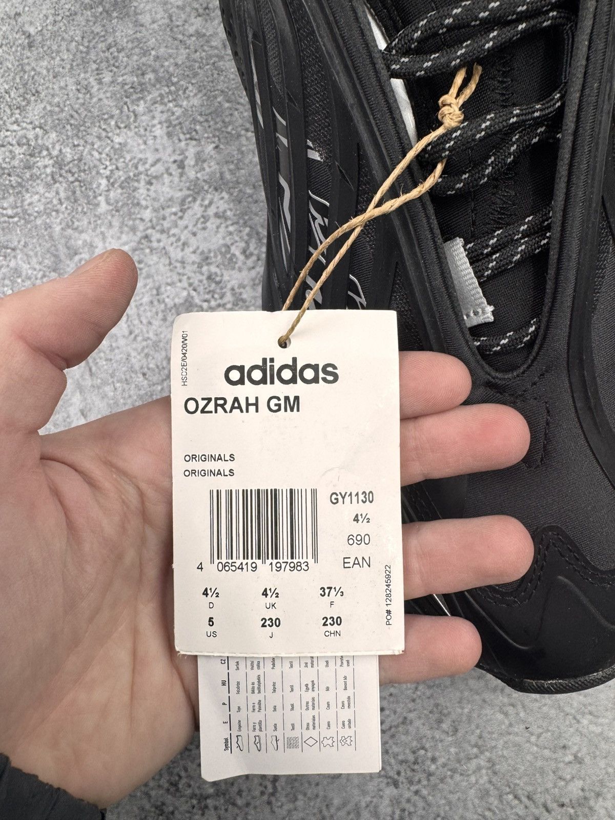 Adidas Adidas Ozrah GM Originals NWT Black Sneakers Size 37,5 Size US 7.5 / IT 37.5 - 4 Thumbnail