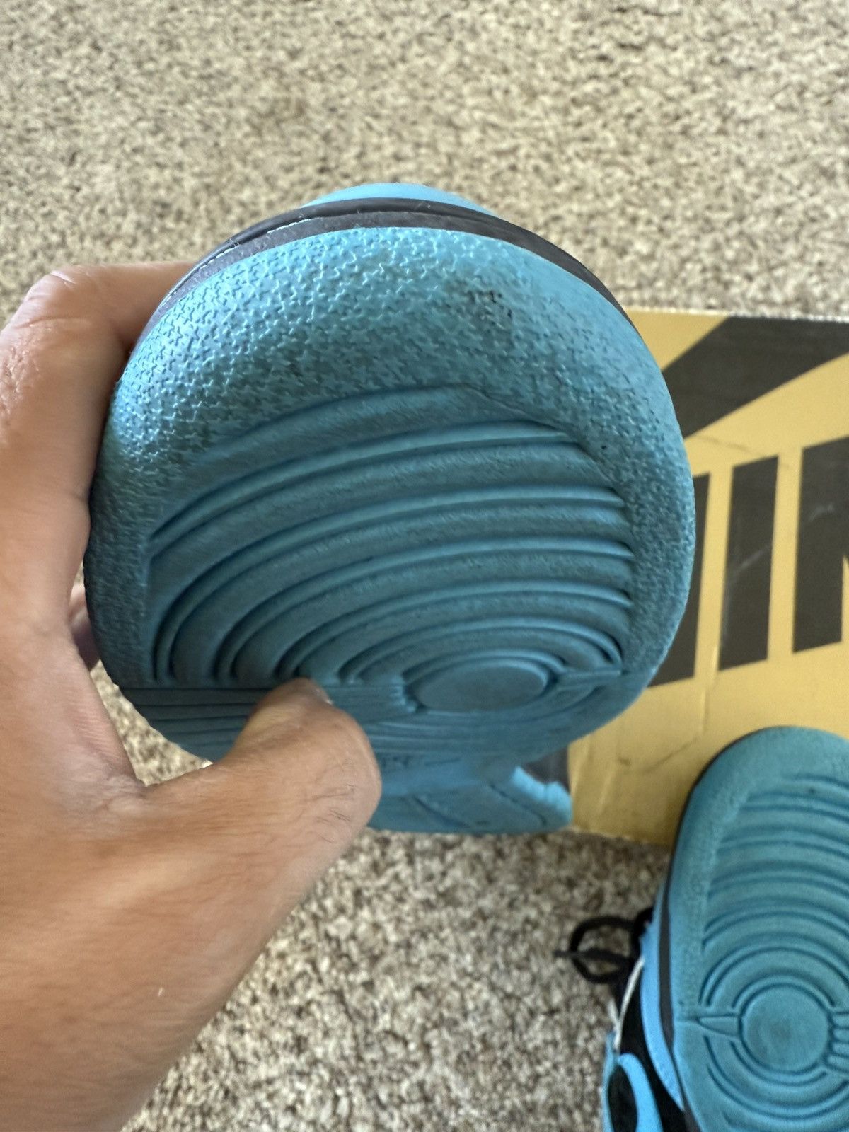 Nike Dunk Mid Pro SB Black | Aqua Fuel Blue Size US 8 / EU 41 - 8 Thumbnail