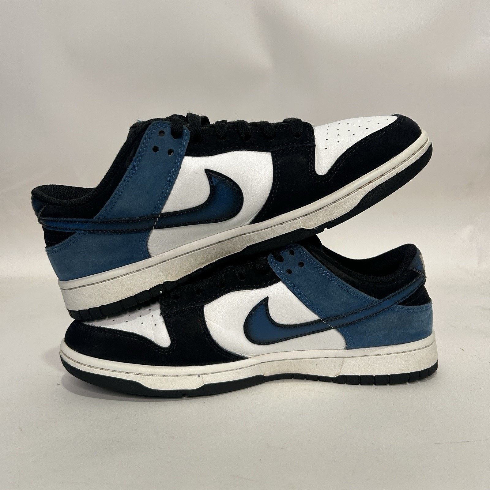 Nike Nike Dunk Low NAS Airbrush “Industrial Blue” Size US 9.5 / EU 42-43 - 3 Thumbnail