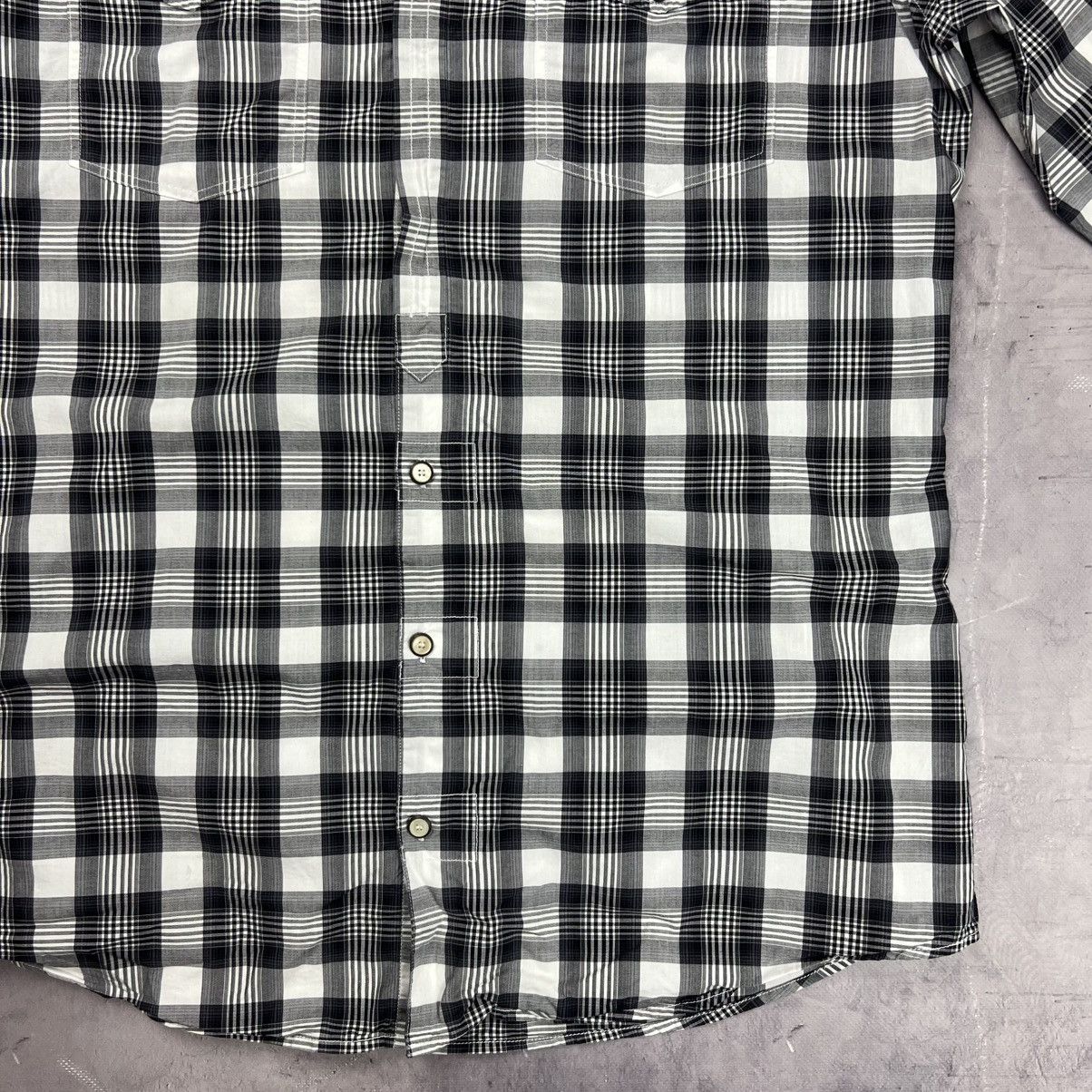 Dolce & Gabbana Rare! Dolce & Gabbana Checkered Shirt Luxury Button Up Size US L / EU 52-54 / 3 - 8 Thumbnail