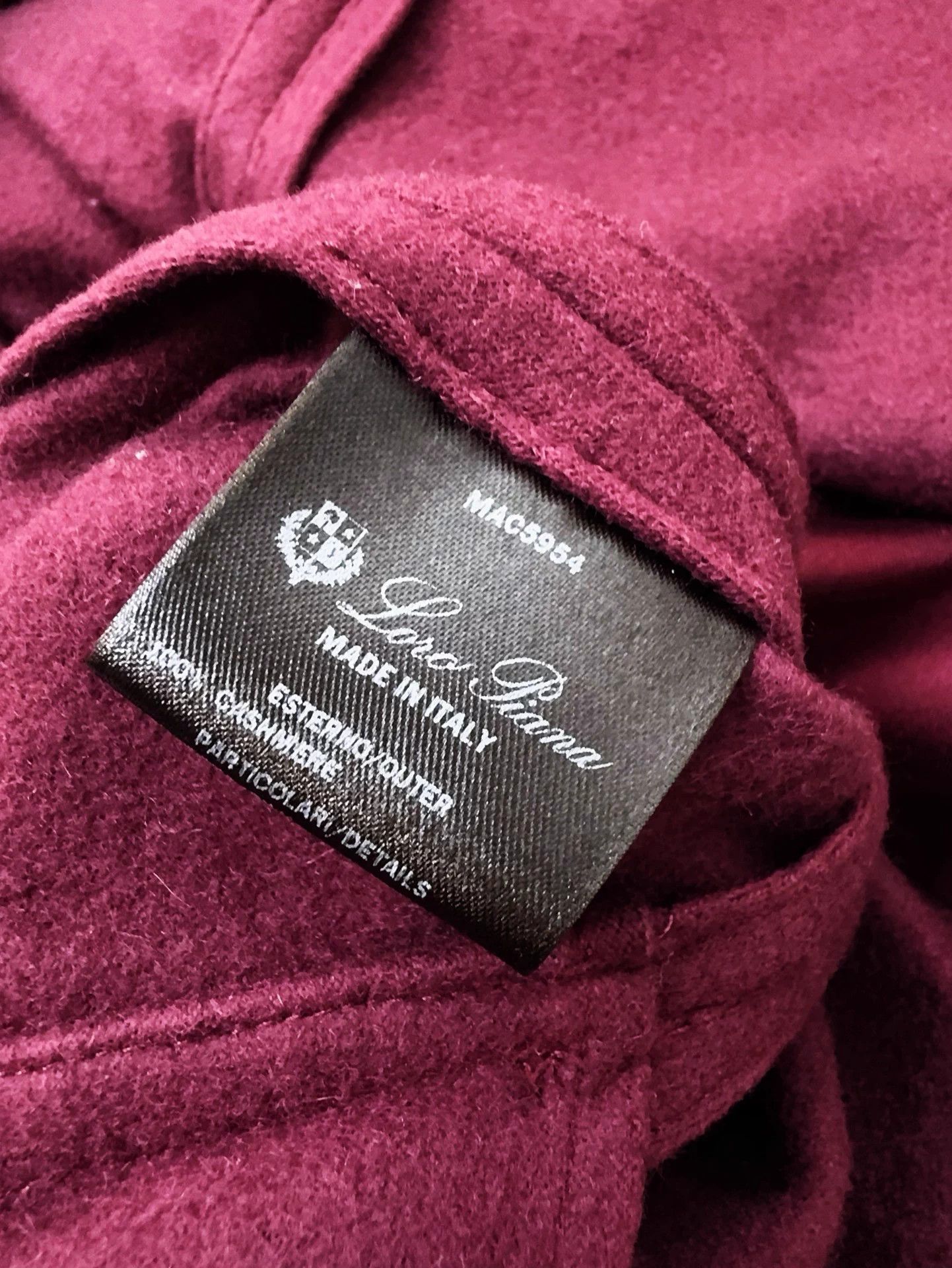 Loro Piana Loro Piana burgundy shirt dress 40 Size M / US 6-8 / IT 42-44 - 7 Thumbnail