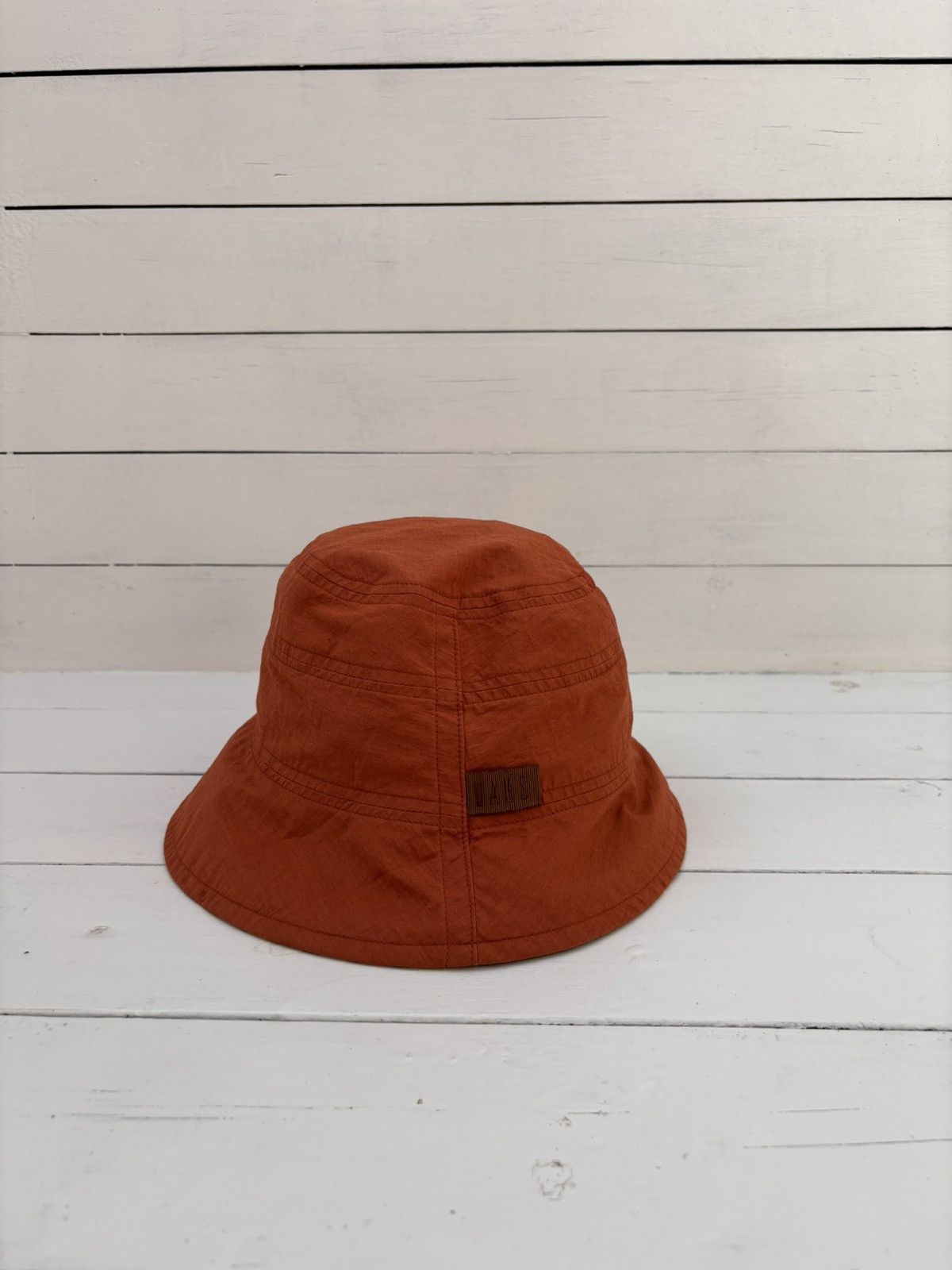 DAKS DAKS London Vintage 00s Made in Japan Brick Nylon Bucket Hat Size ONE SIZE - 2 Thumbnail