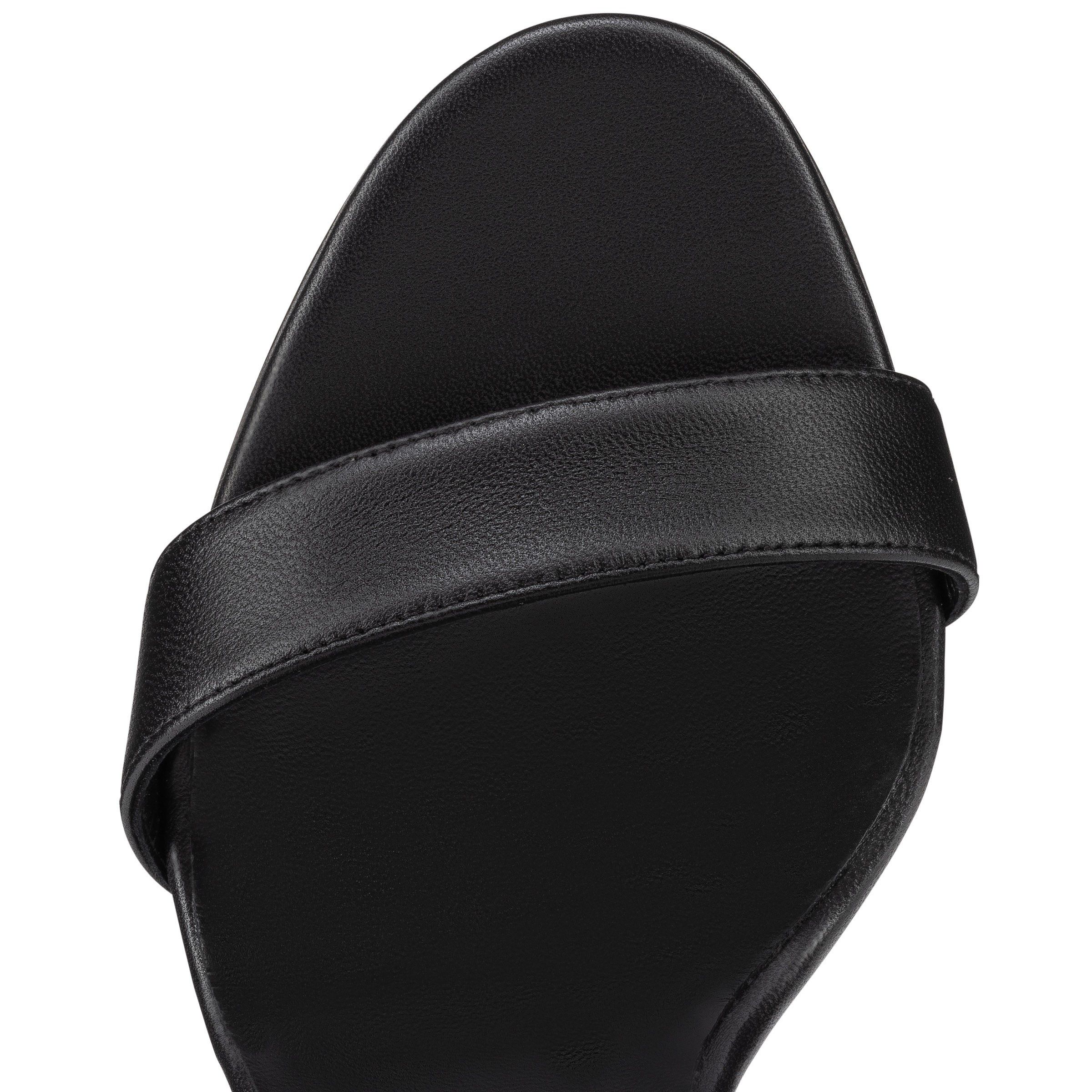 Christian Louboutin oc11z0225 Loubi Girl Raffia 100mm Heeled Sandal in Black Size US 8 / IT 38 - 4 Thumbnail