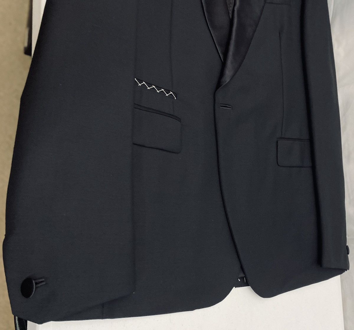 Berluti Berluti 🇮🇹 Brera Wool/Silk/Mohair Peak Lapel 1-btn Tux 56 New Size 46R - 14 Thumbnail