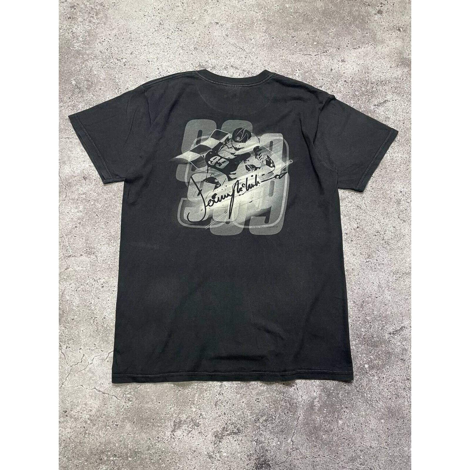 Gildan × Vintage Vintage T-Shirt Jeremy McWilliams 99 Black Racing Tee Size M Size US M / EU 48-50 / 2 - 1 Thumbnail