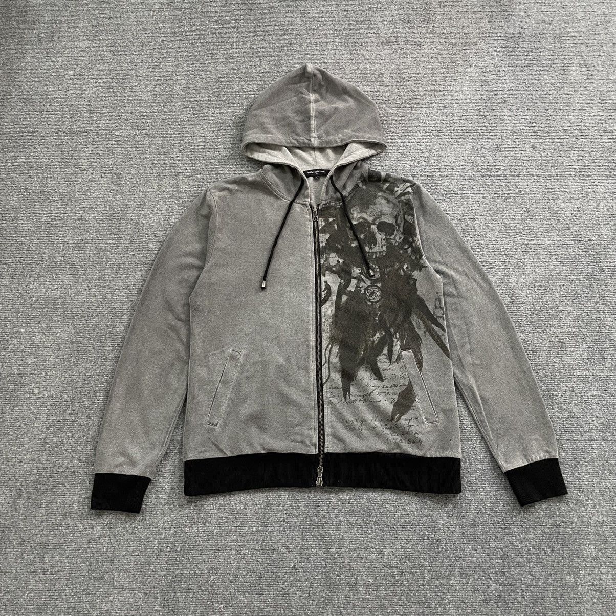 Japanese Brand In The Attic Homme Skulls Designs Zip Hoodie Vkei Style Size US L / EU 52-54 / 3 - 1 Thumbnail