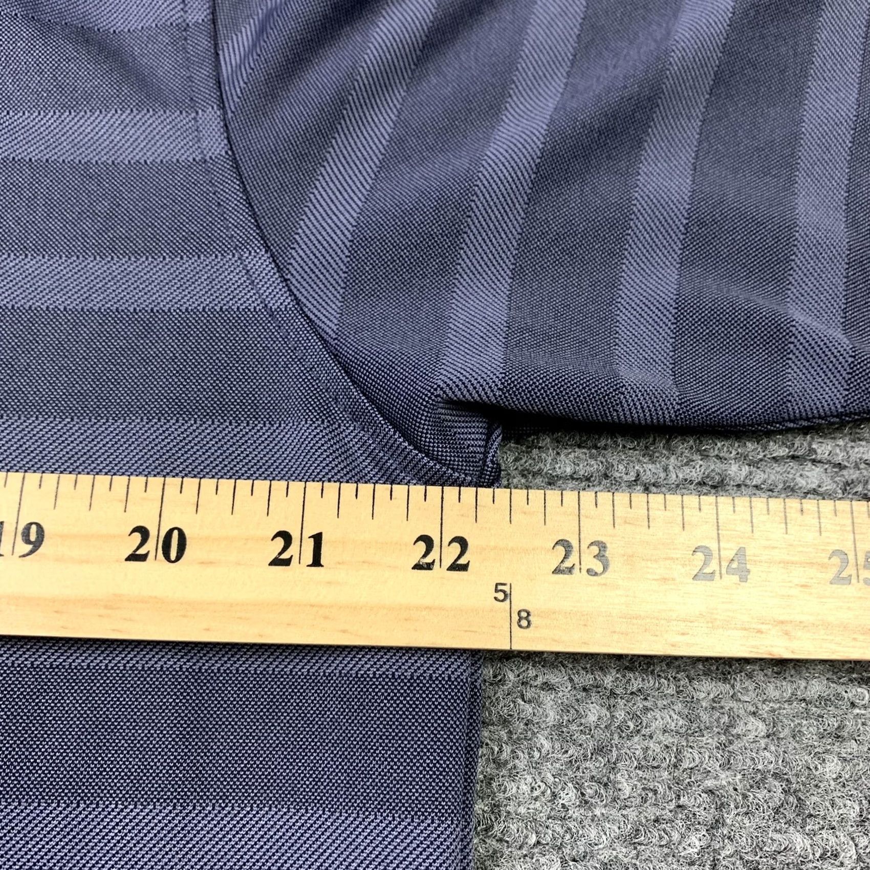 Vintage BOLLE Quick Dry Golf Polo Shirt Striped Short Sleeve Blue Mens Large Size US L / EU 52-54 / 3 - 6 Thumbnail
