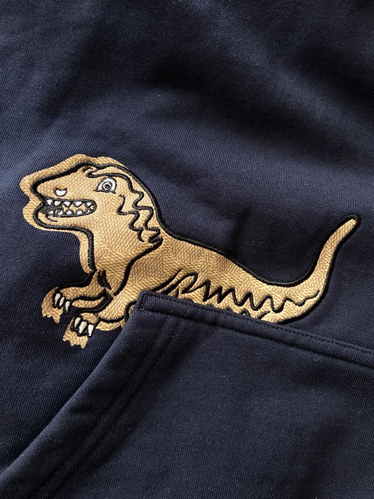 Coach Coach Rexy Patch Navy Hoody Size M Size US M / EU 48-50 / 2 - 2 Thumbnail