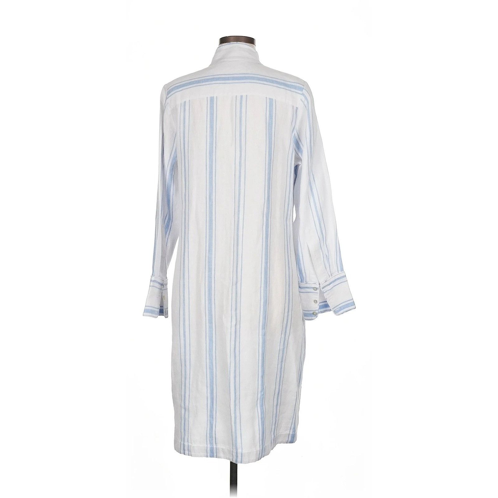 Soft Surroundings Soft Surroundings Adalia Linen Shirt Dress Pearl Buttons Whi Size M / US 6-8 / IT 42-44 - 6 Thumbnail