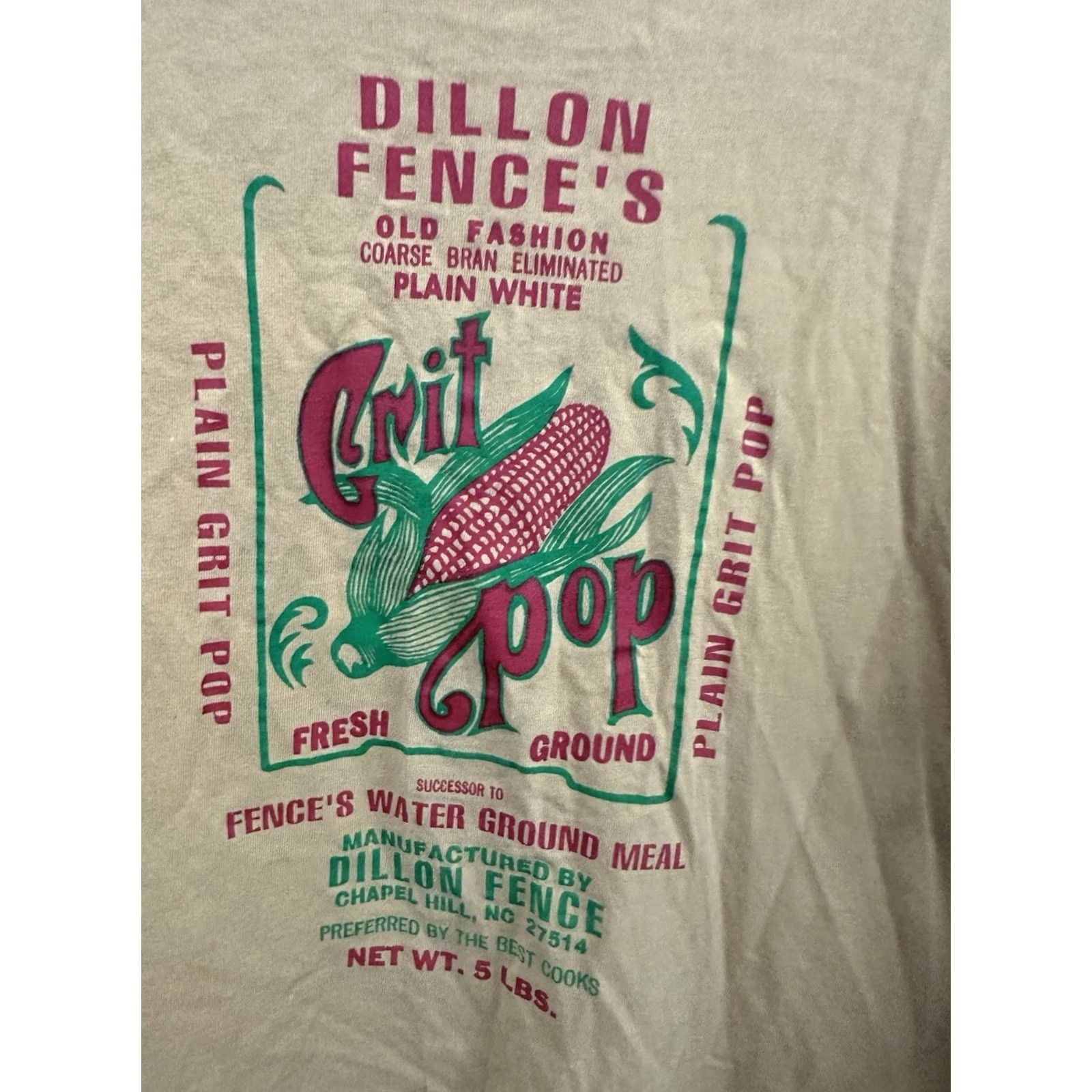 Anvil VTG 90s Dillon Fence Indie Grit Grain Feed Concert Tour T-Shirt XL Mustard Mens Short Sleeve Band Rock UNC Chapel Hill Size US XL / EU 56 / 4 - 4 Thumbnail