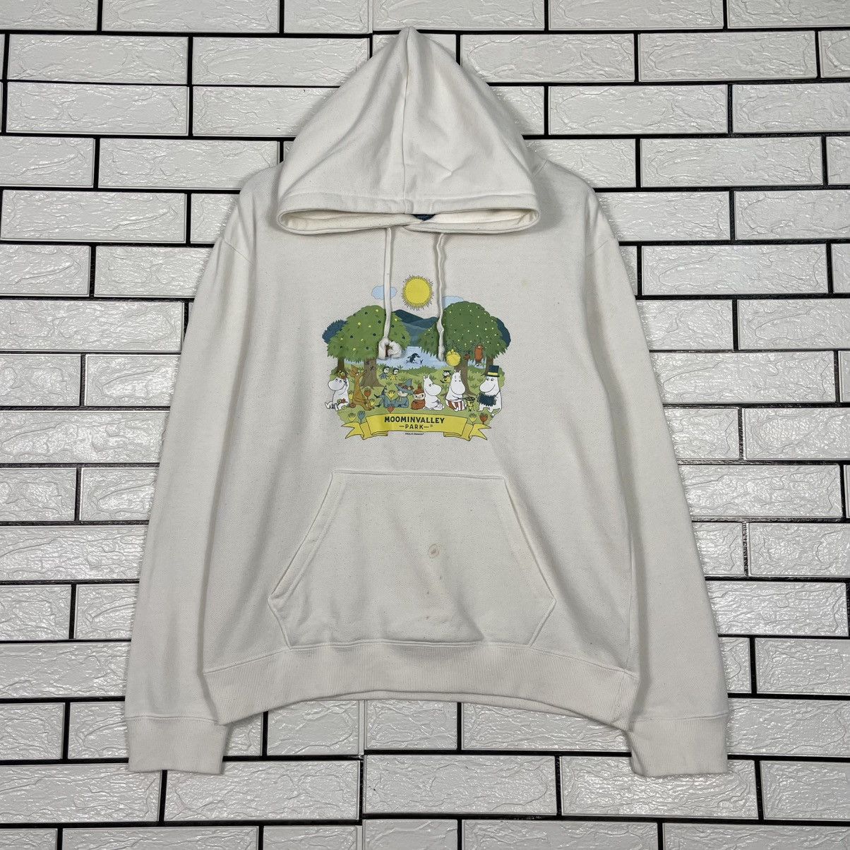 Japanese Brand Moomin Valley Park Pullover Hoodie Size US M / EU 48-50 / 2 - 1 Thumbnail