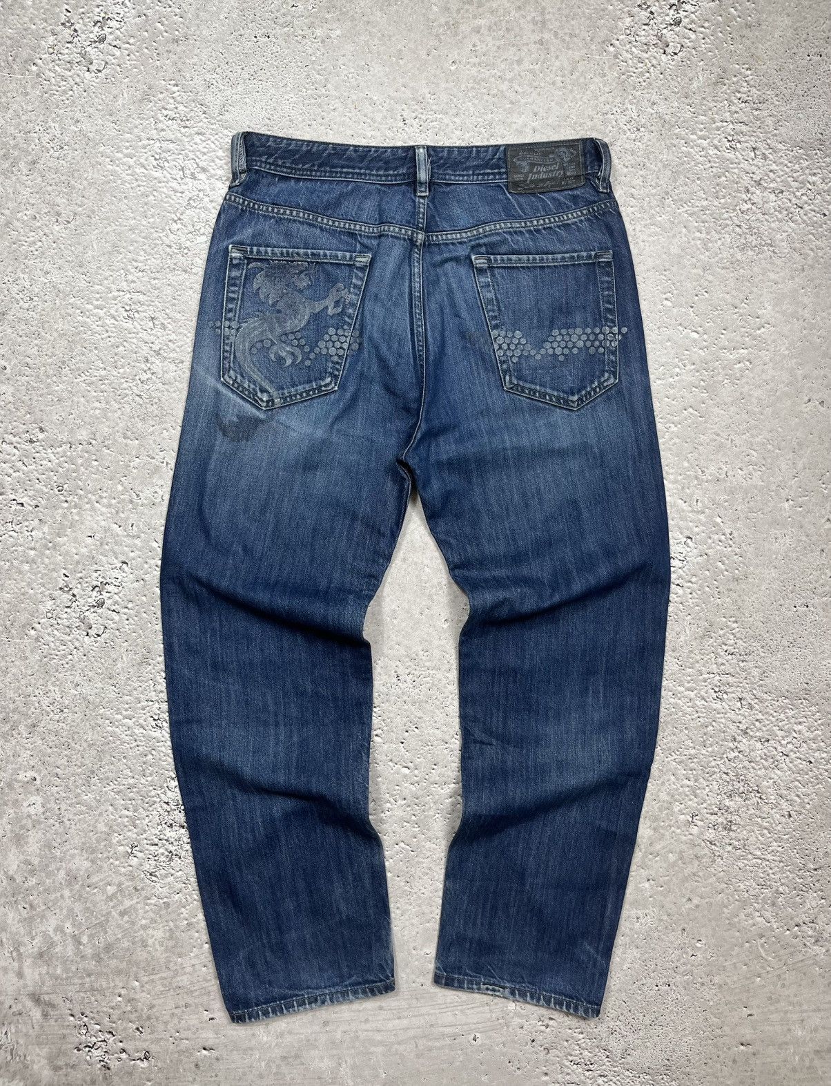 Diesel Diesel Mejo Dragon Jeans W31 Made in Romania Vintage Size US 31 - 1 Thumbnail