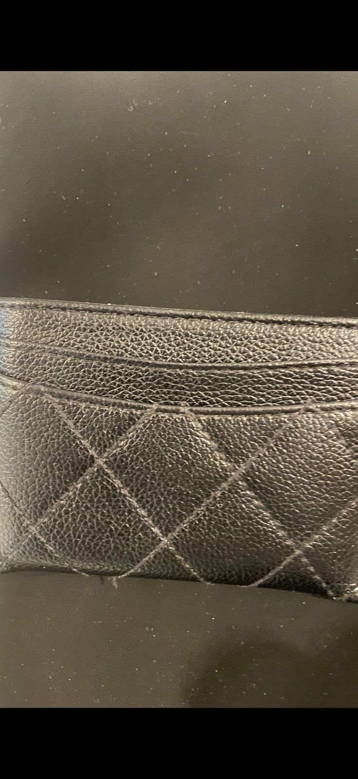 Chanel Women’s Chanel black leather Credit Card Holder Size ONE SIZE - 7 Thumbnail