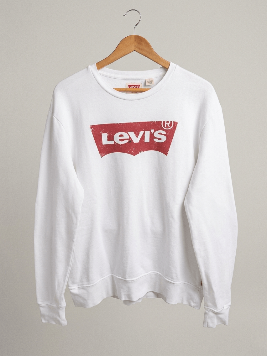 Levi's Vintage Levi’s Batwing Logo Sweatshirt Size US L / EU 52-54 / 3 - 1 Thumbnail