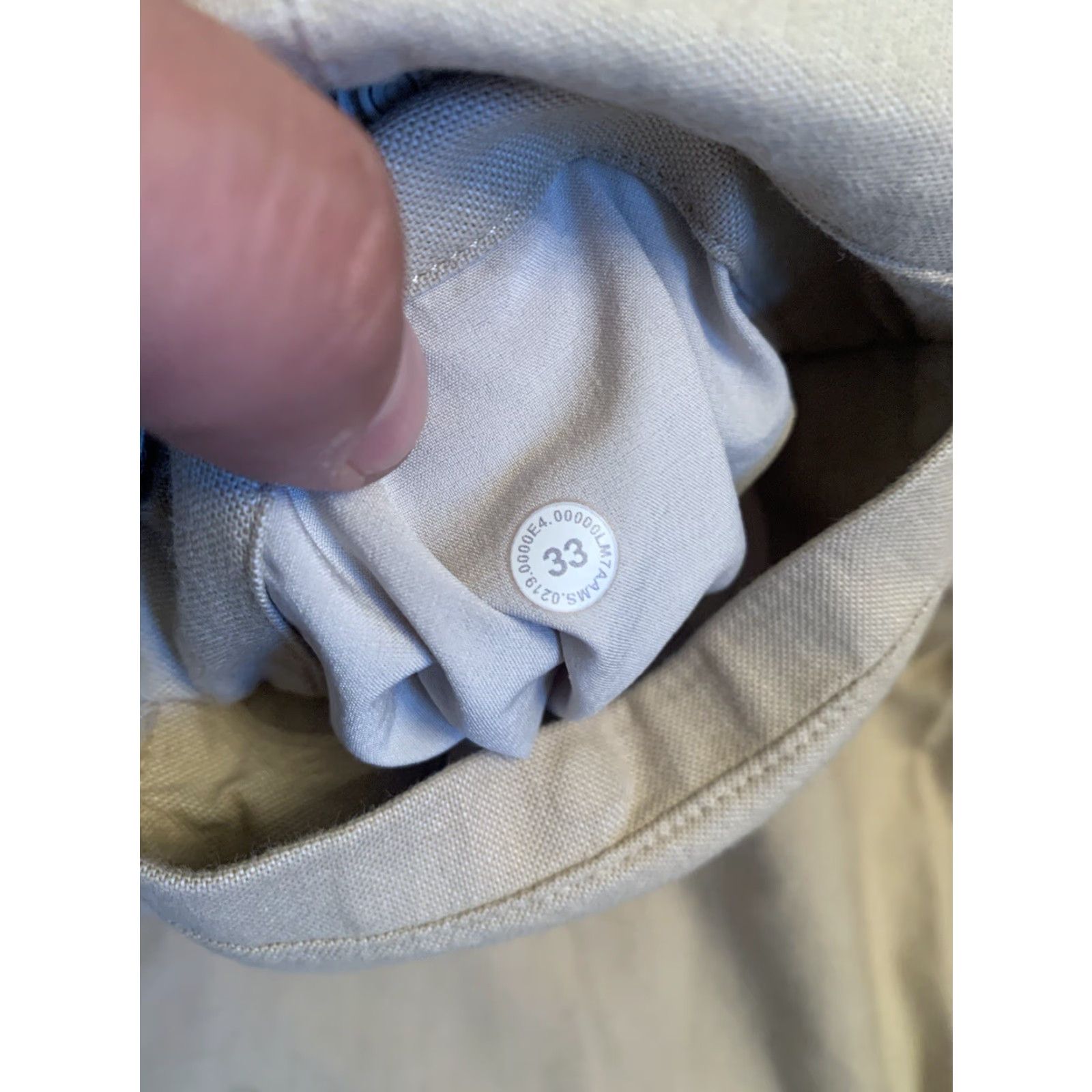 Lululemon Lululemon Mens ABC Shorts Classic 33X11 Gray Commission LM7AAMS 5 Pocket Stretch Chino Inseam 11 33 Regular Mens Size US 33 - 5 Thumbnail