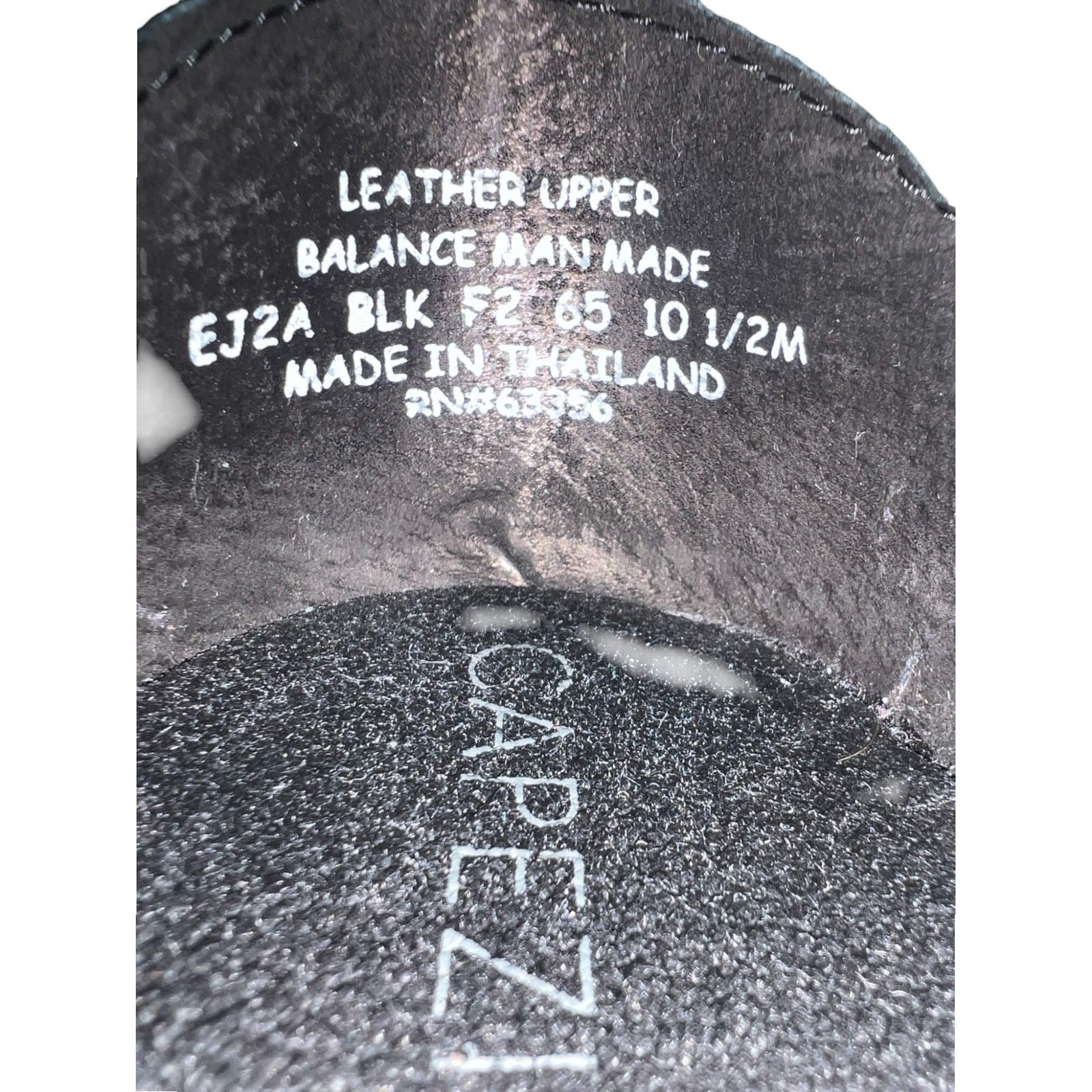 Other Capezio EJ2A Black Leather Split Sole Jazz Shoes 10.5M Size US 10.5 / EU 43-44 - 6 Thumbnail