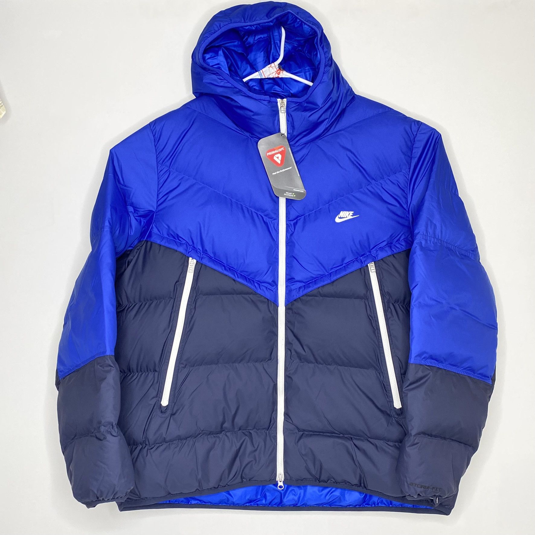 Image of Nike Sportswear Storm-Fit Windrunner Puffer Jacket Blue, Men's (Size XL)