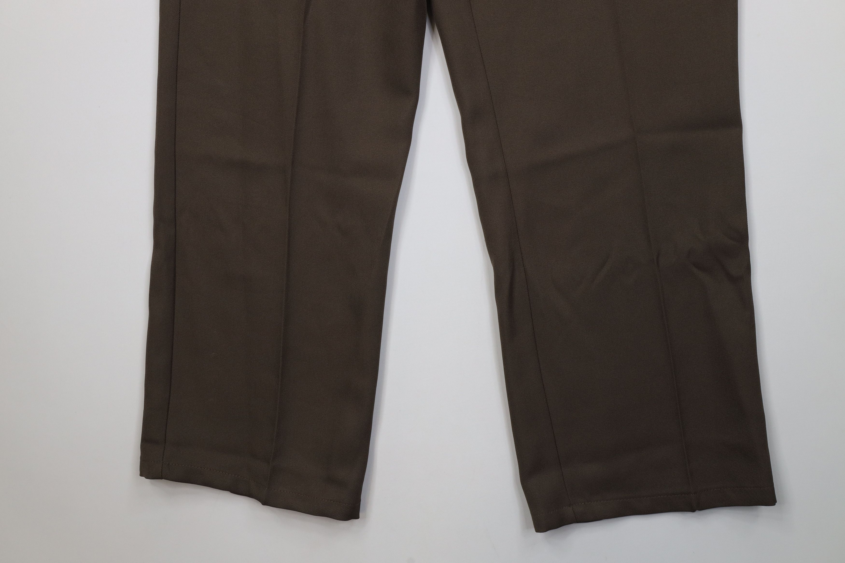 Vintage Vintage 90s Streetwear Flared Wide Leg Chino Pants Brown Size US 38 / EU 54 - 4 Thumbnail
