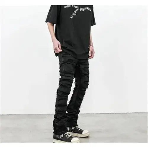 Japanese Brand × Vintage Skinny Flare trousers jeans Size US 31 - 2 Thumbnail