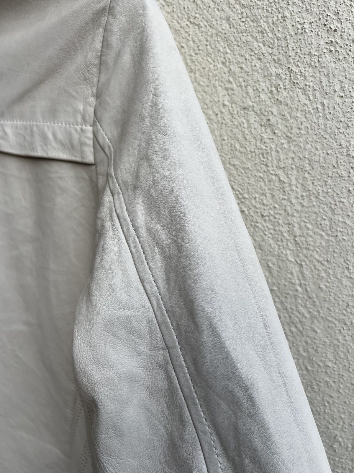 ABAHOUSE Abahouse Japan Patina White Sheep Napa Leather Jacket Size US S / EU 44-46 / 1 - 18 Thumbnail