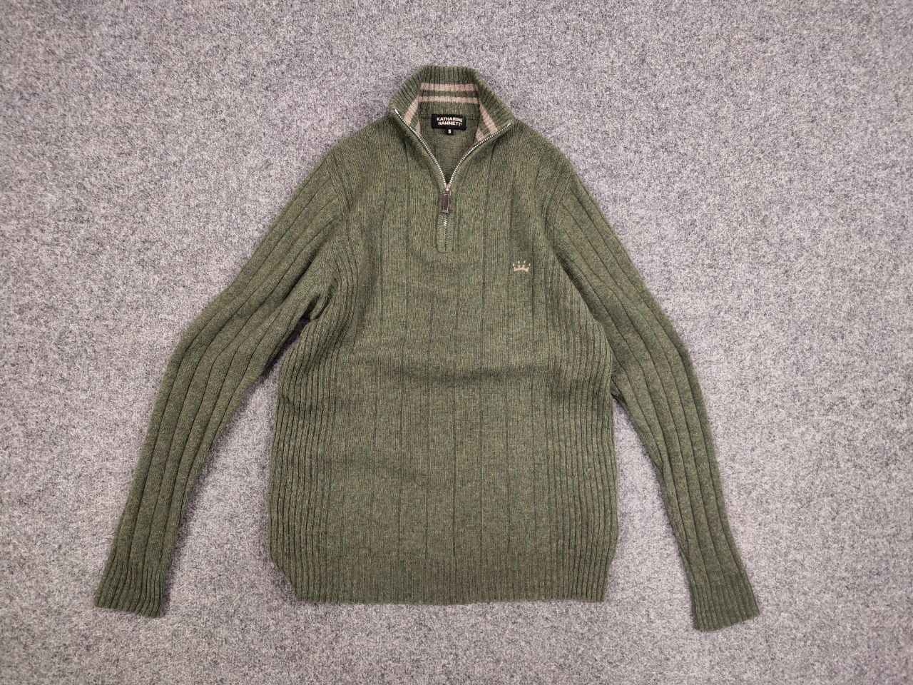 Katharine Hamnett London Vintage Katharine Hamnett Design Light Zip Wool Sweater Size US S / EU 44-46 / 1 - 13 Thumbnail